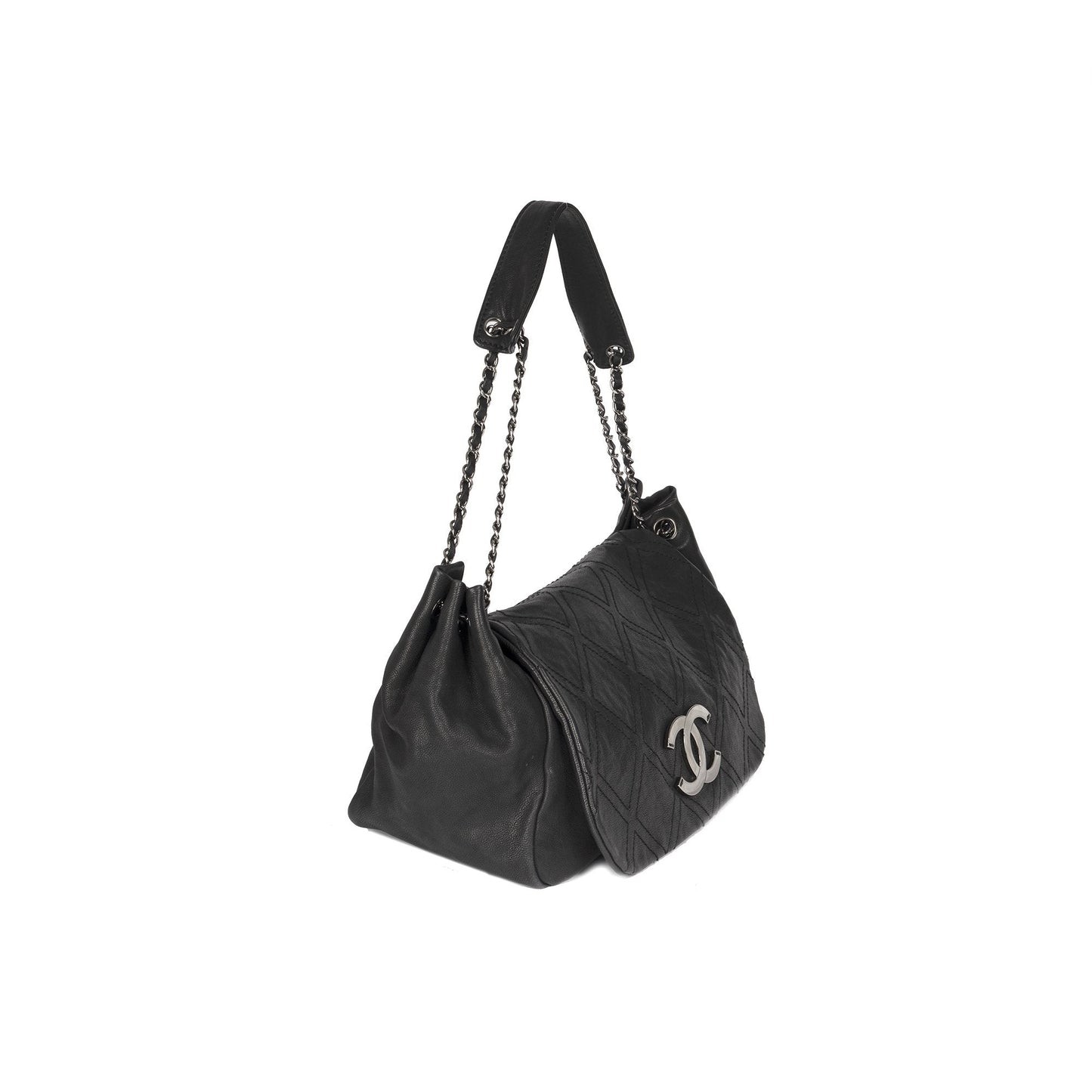 Chanel Diamond Stitch Accordion Flap Bag