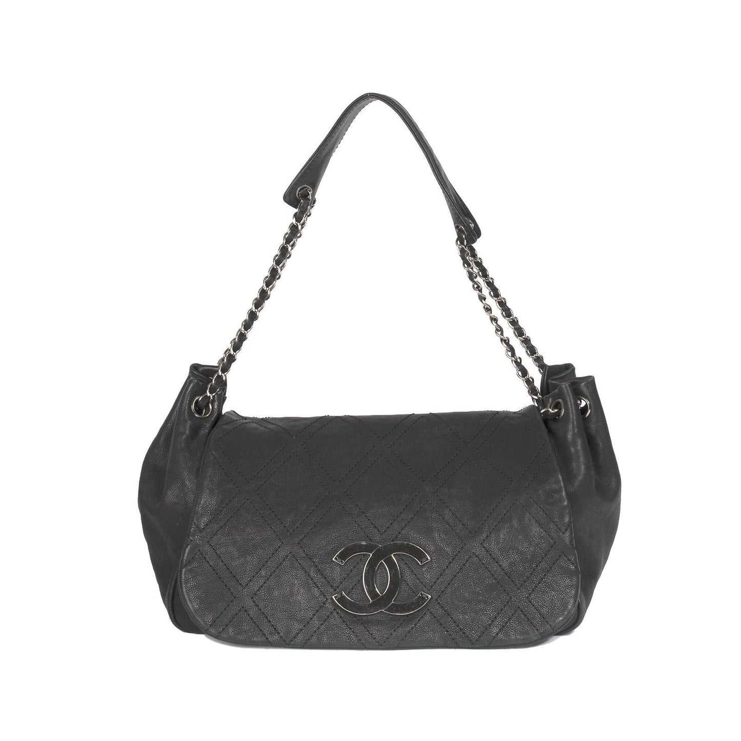 Chanel Diamond Stitch Accordion Flap Bag