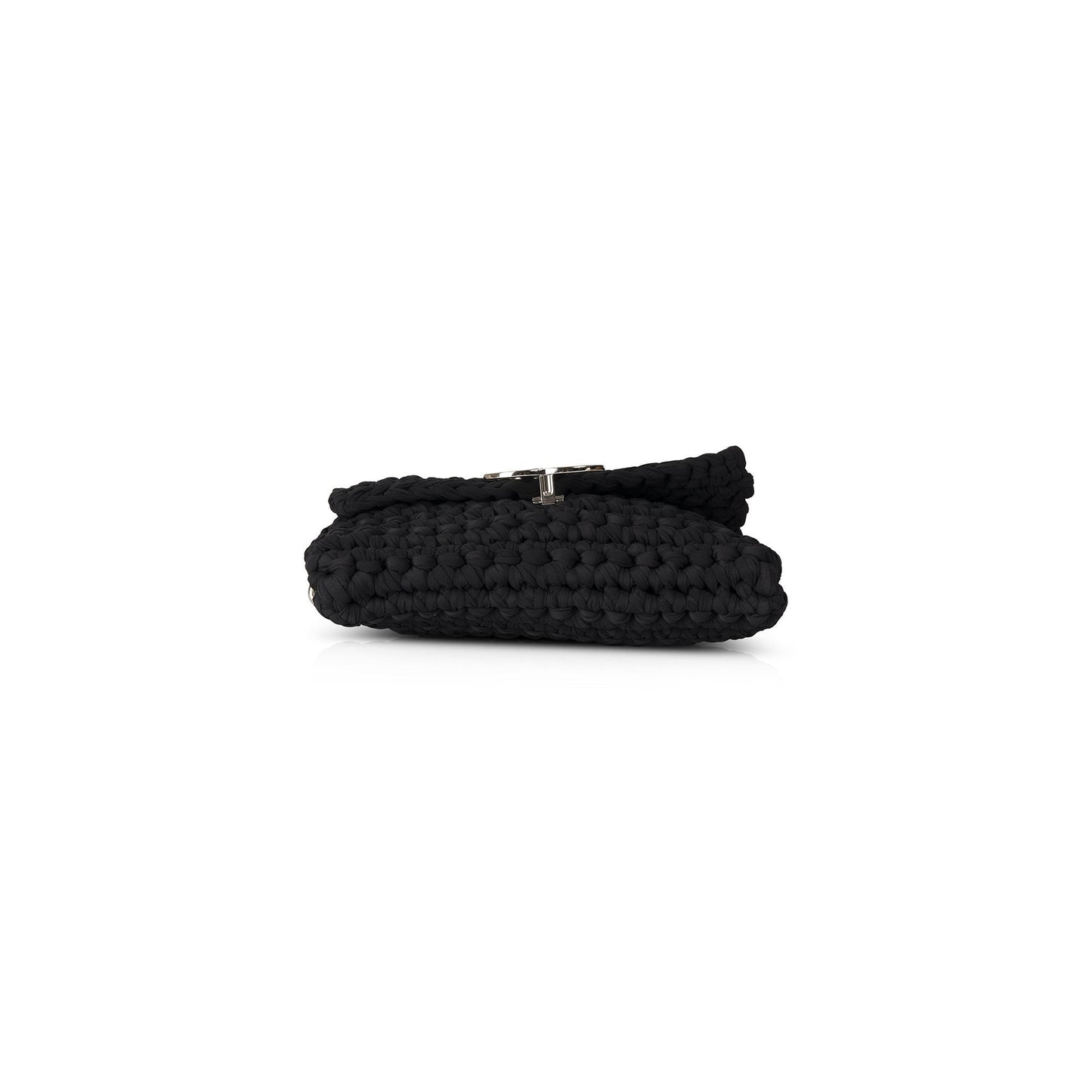 Chanel Fancy Crochet Flap Bag