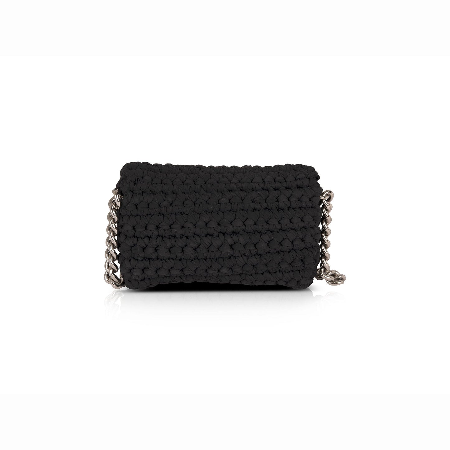 Chanel Fancy Crochet Flap Bag
