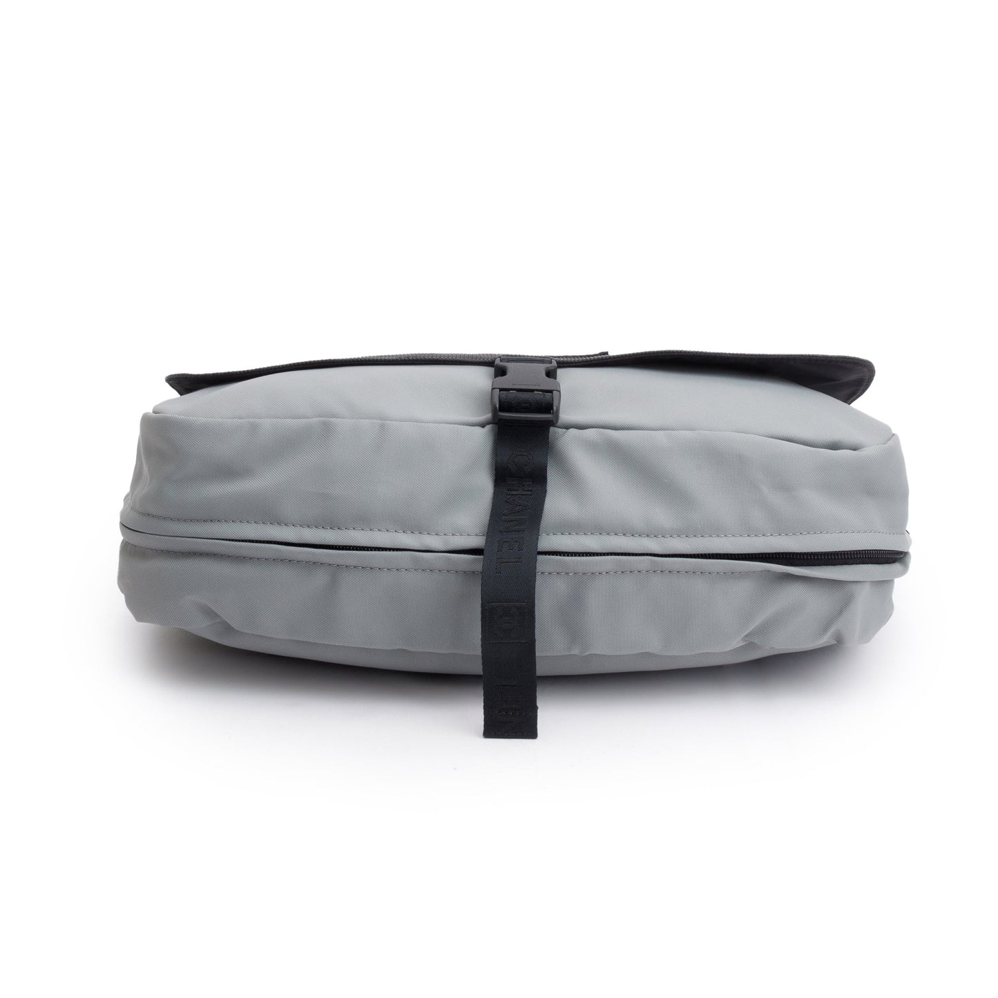 Chanel Grey & Black Nylon Interlocking CC Logo Sport Ligne Messenger Bag