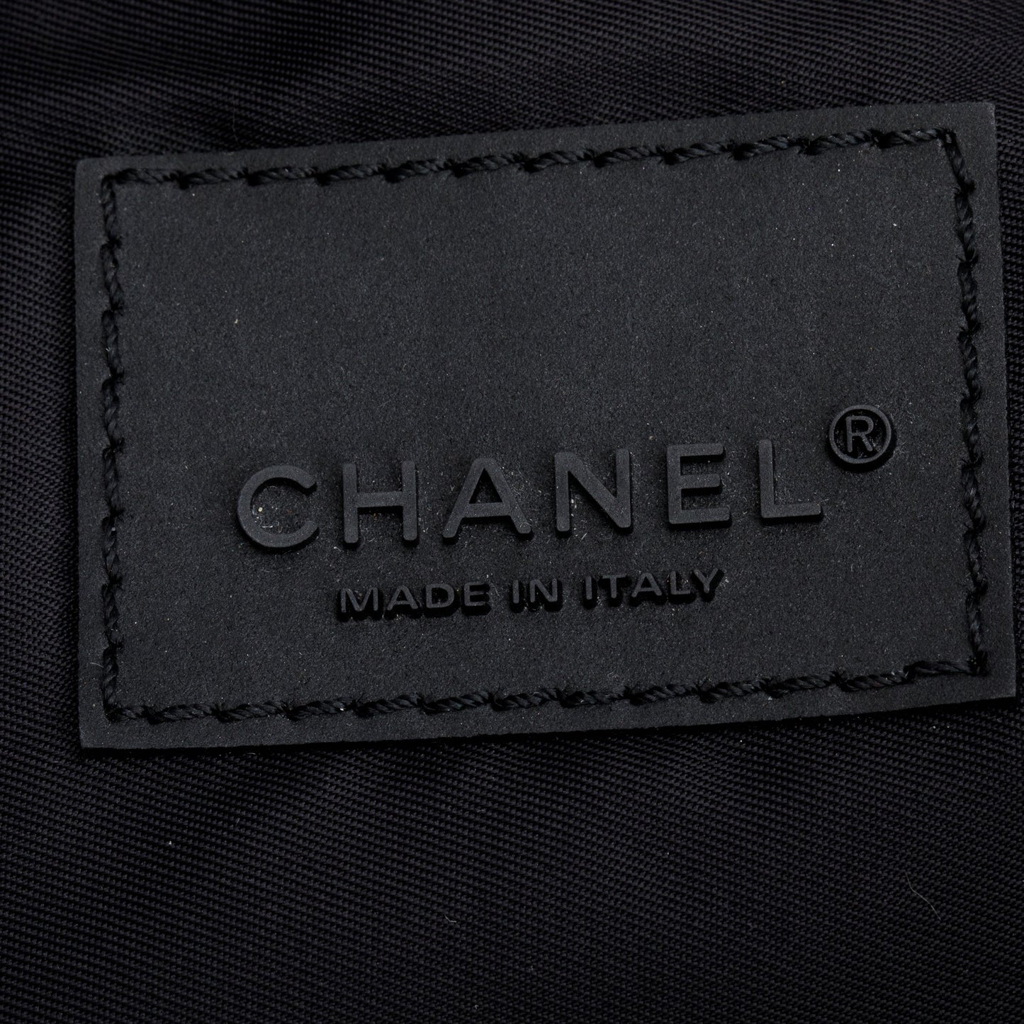 Chanel Grey & Black Nylon Interlocking CC Logo Sport Ligne Messenger Bag