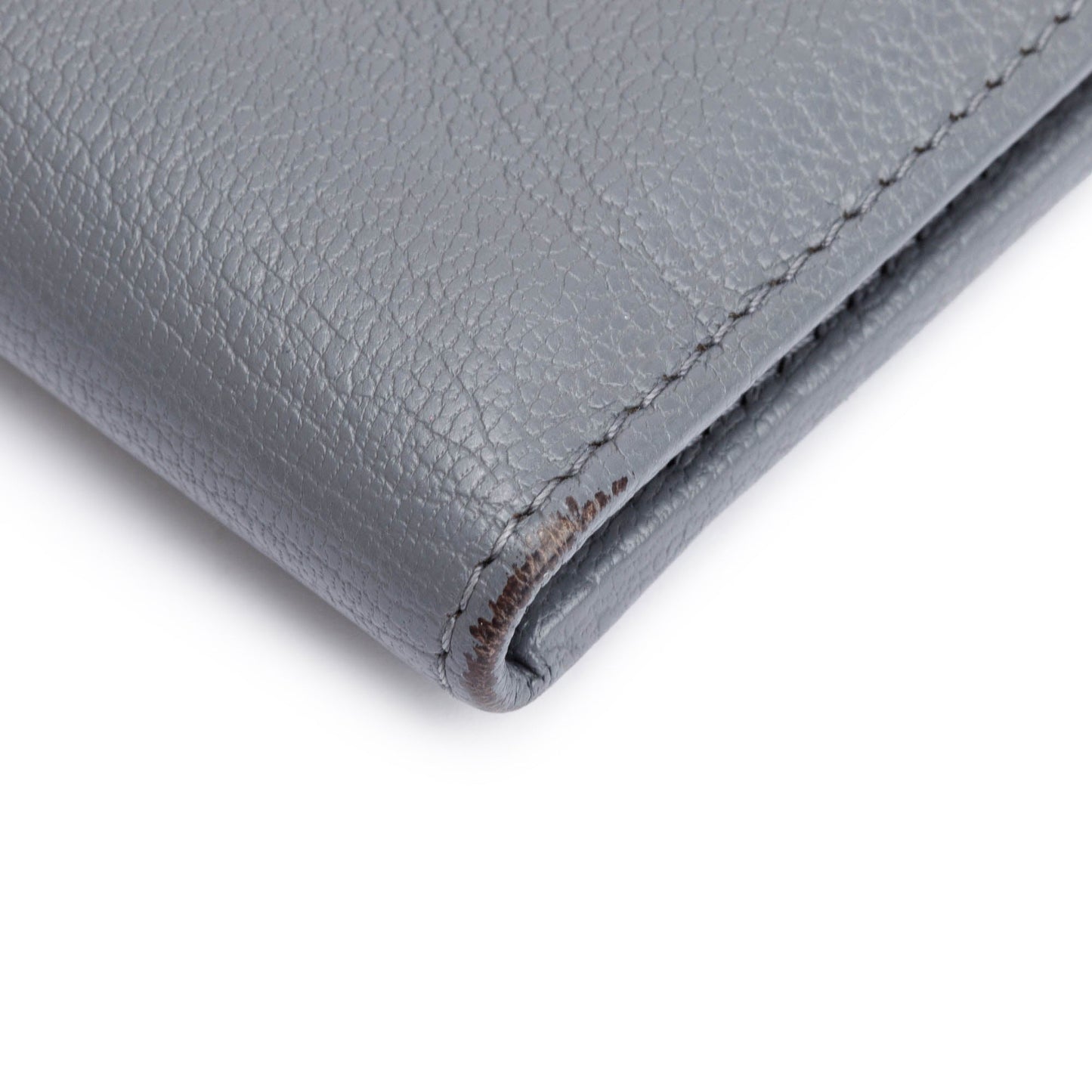Chanel Grey Calfskin Leather CC Pocket Organizer