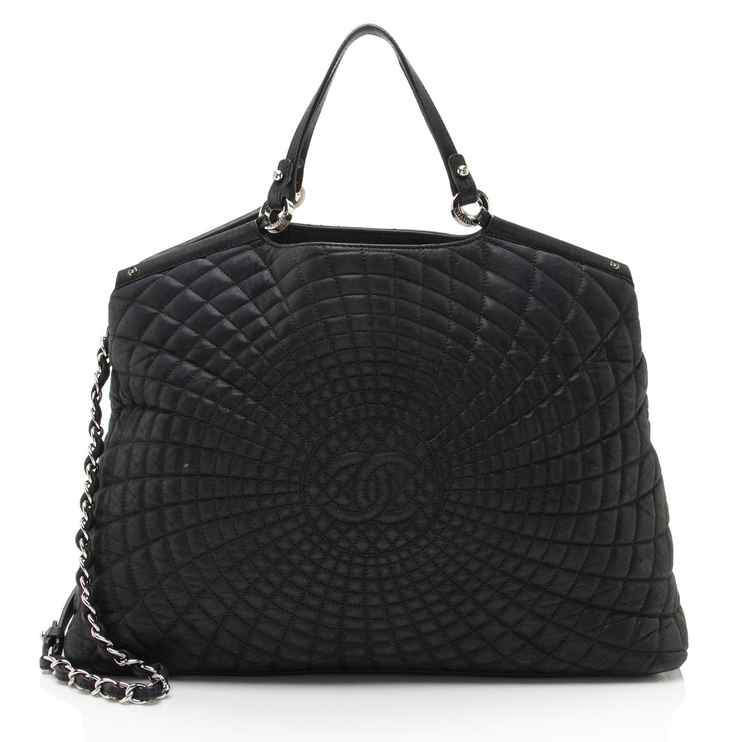 Chanel Iridescent Calfskin Leather Sea Hit Large Tote