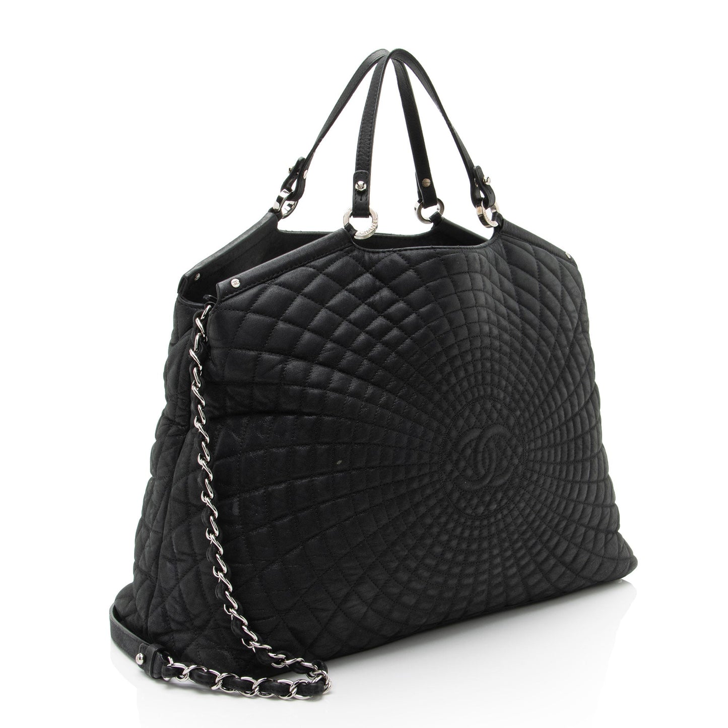 Chanel Iridescent Calfskin Leather Sea Hit Large Tote