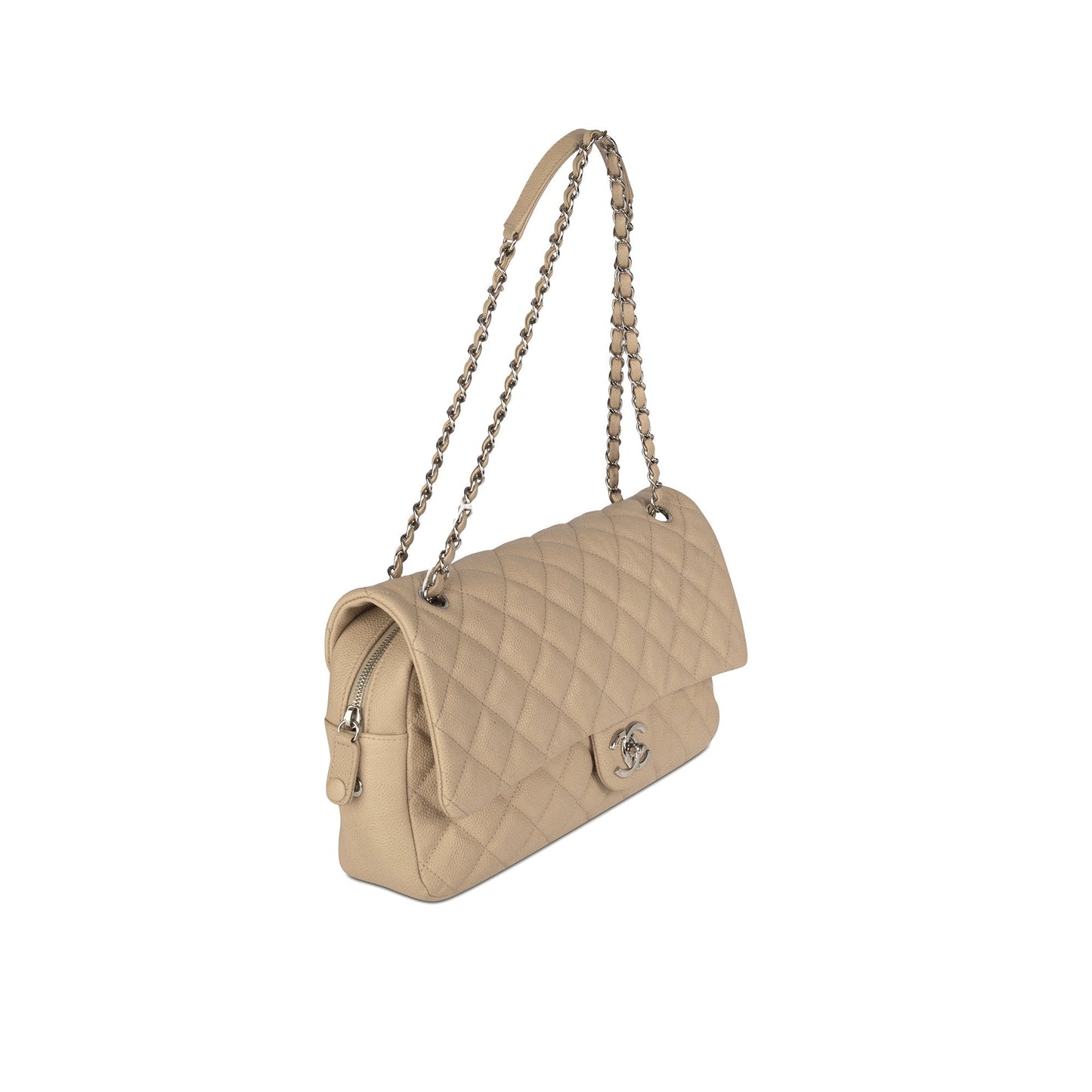 Chanel Jumbo Caviar Easy Flap Bag