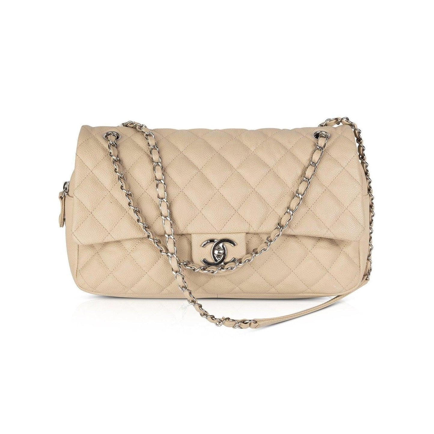 Chanel Jumbo Caviar Easy Flap Bag