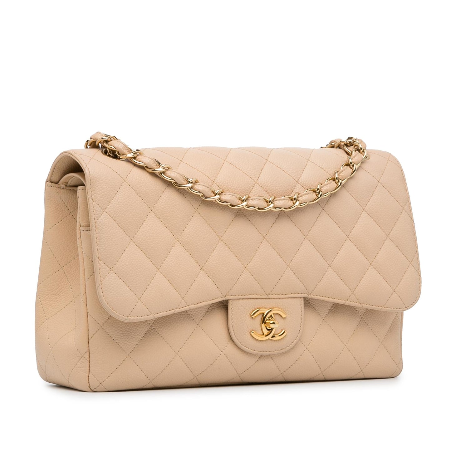 Chanel Jumbo Classic Caviar Double Flap (SHG-lqMXv8)