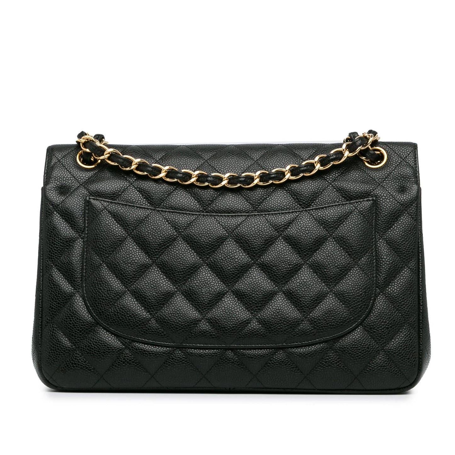 Chanel Jumbo Classic Caviar Double Flap (SHG-sybvnq)