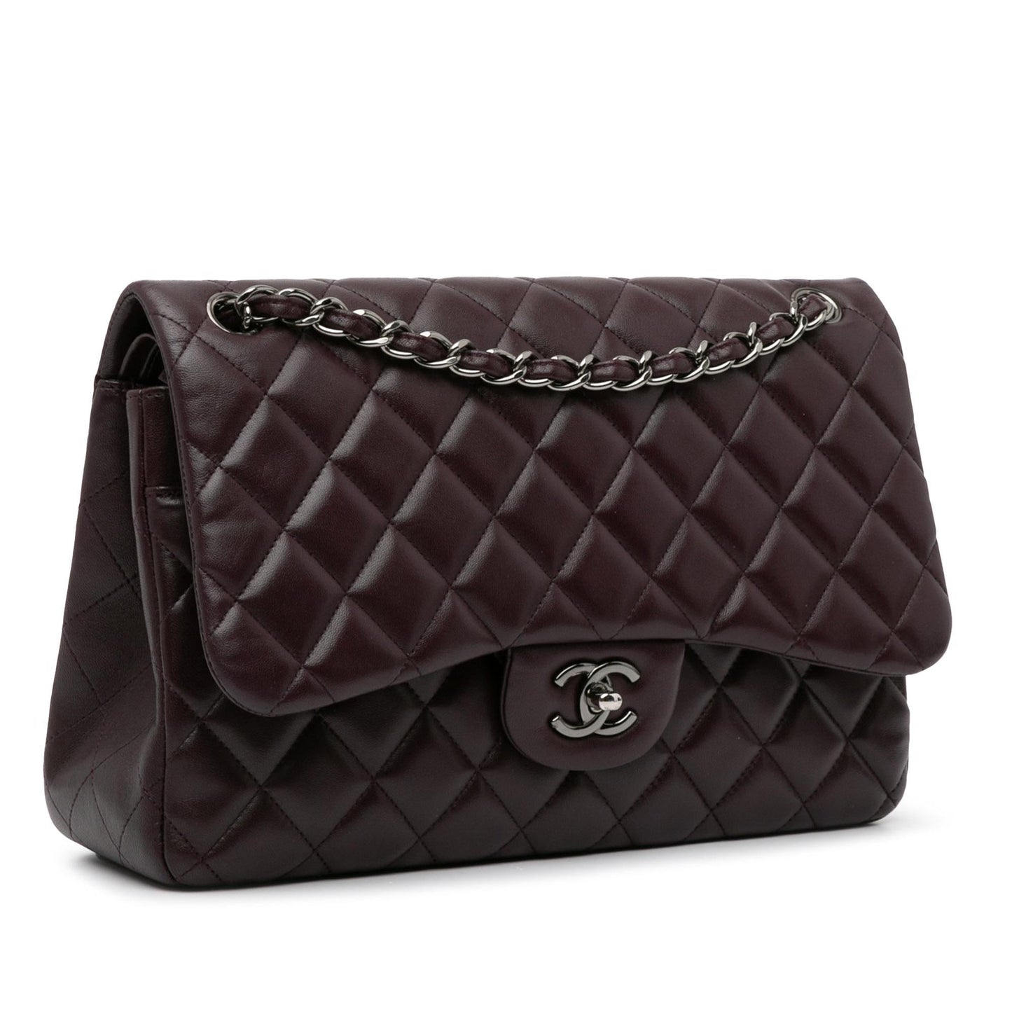 Chanel Jumbo Classic Lambskin Double Flap (SHG-rIFMOP)