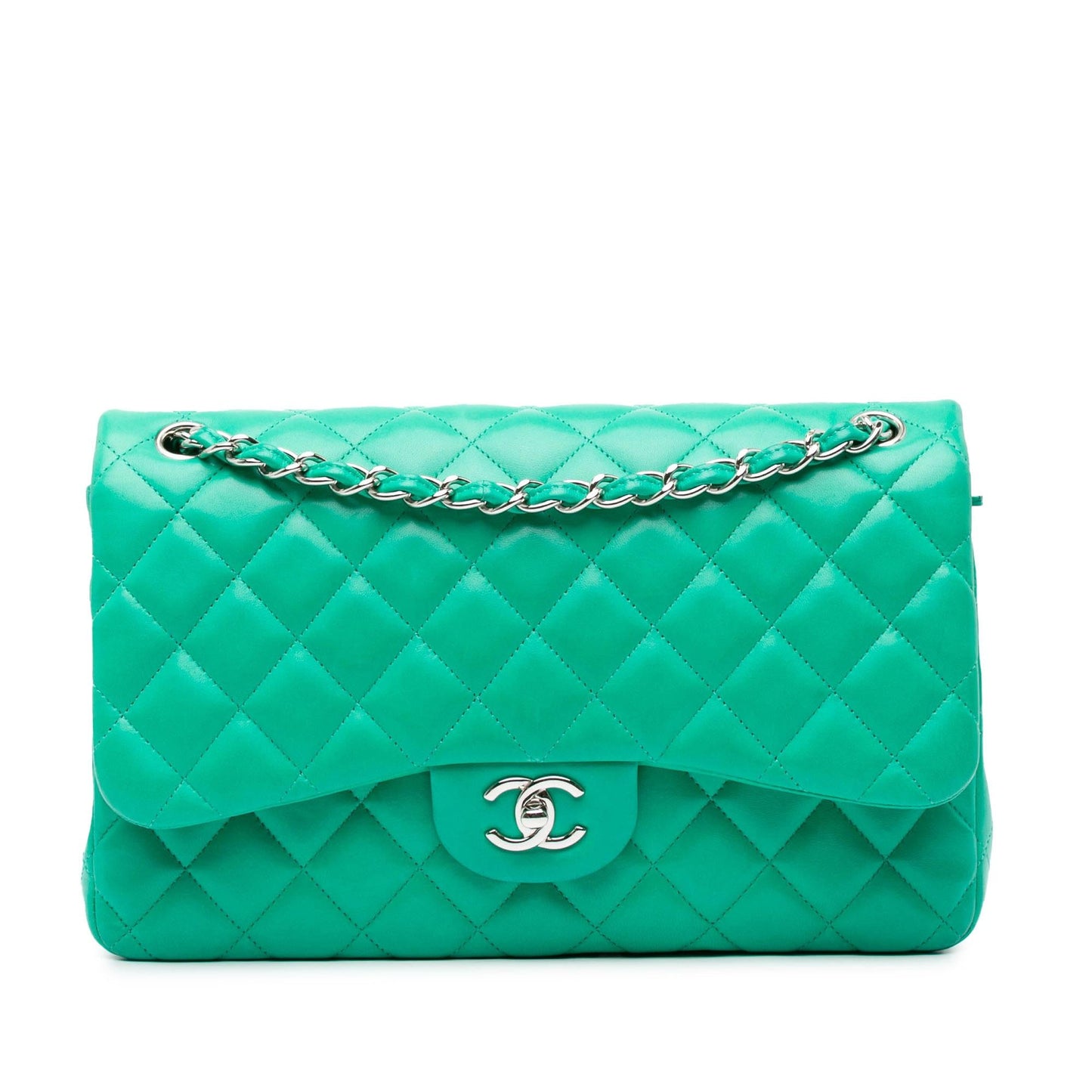 Chanel Jumbo Classic Lambskin Double Flap (SHG-FsYojS)