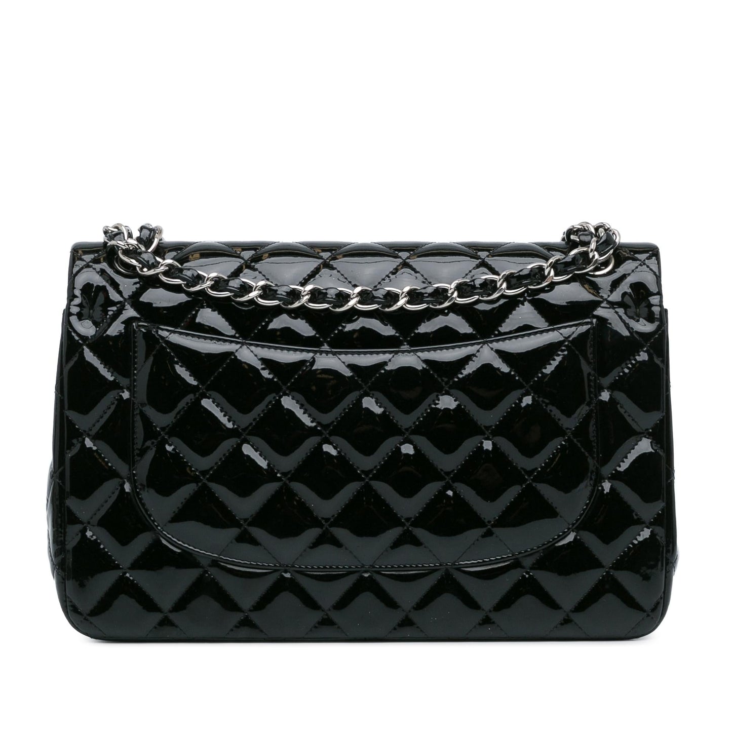 Chanel Jumbo Classic Patent Double Flap (SHG-OHbgvl)