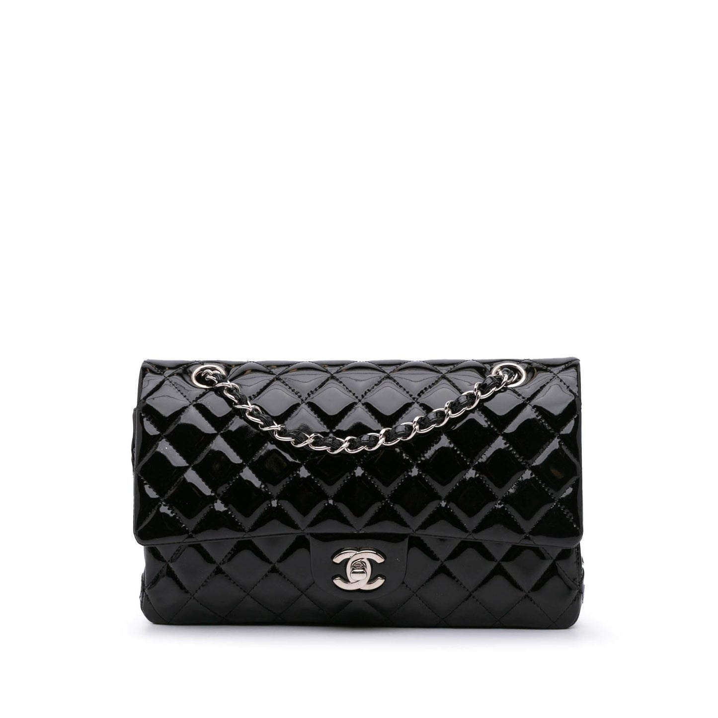 Chanel Jumbo Classic Patent Double Flap