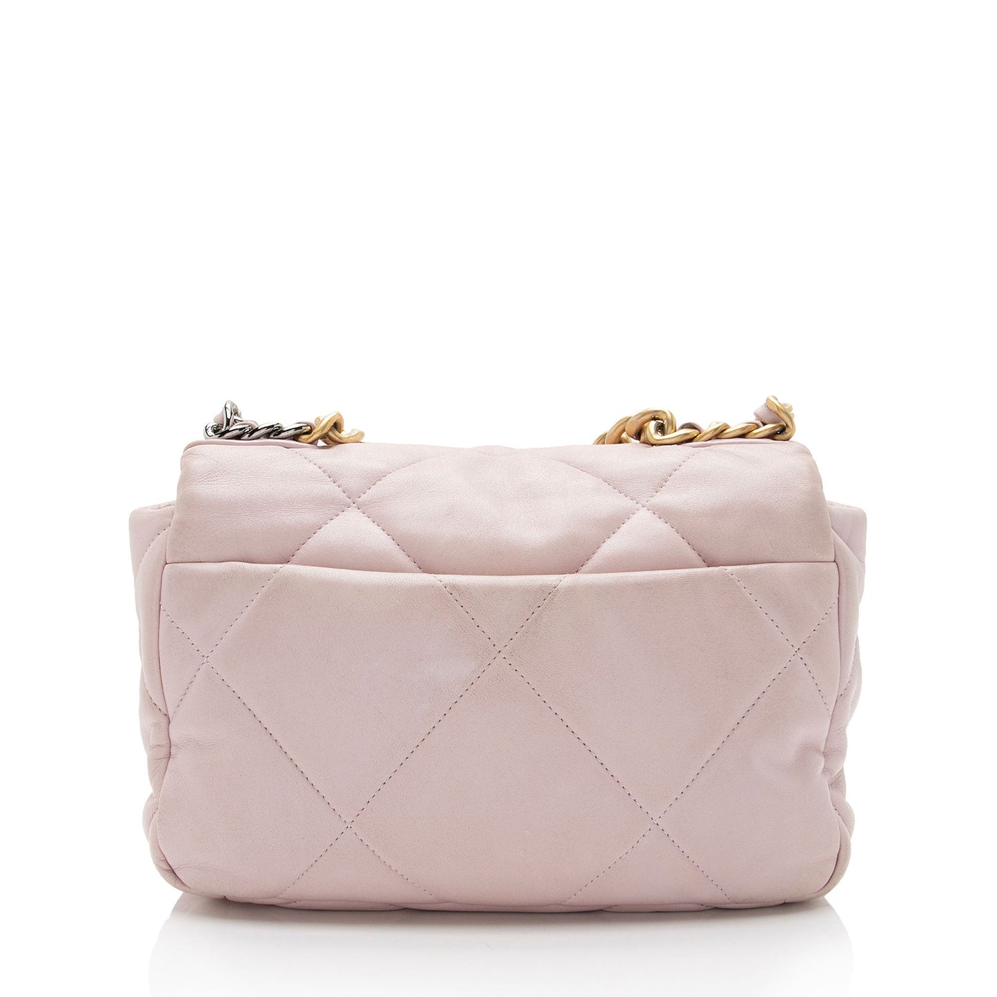 Chanel Lambskin 19 Medium Flap Shoulder Bag (SHF-YSbPqL)