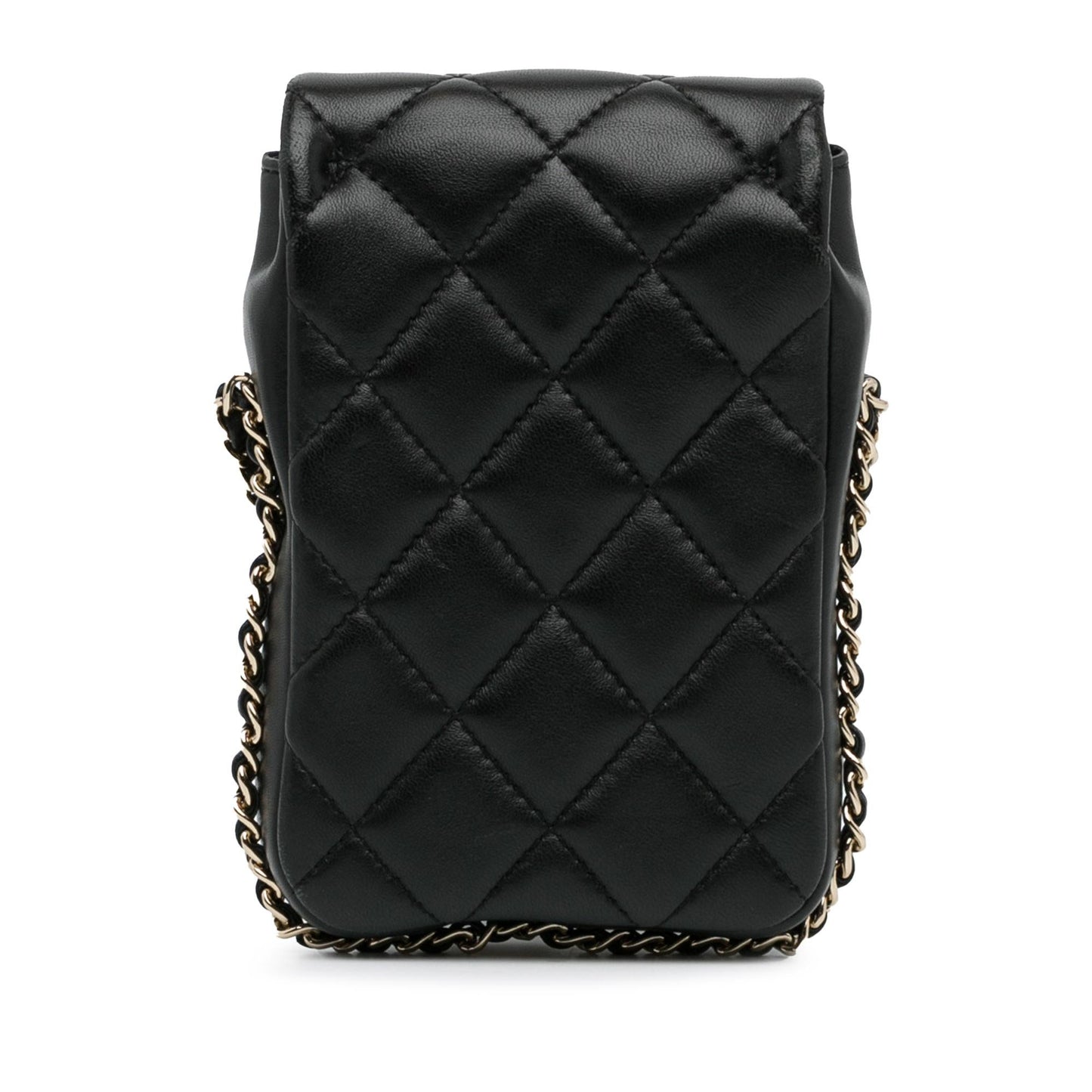 Chanel Lambskin My Precious Phone Case Flap (SHG-lI6AjS)