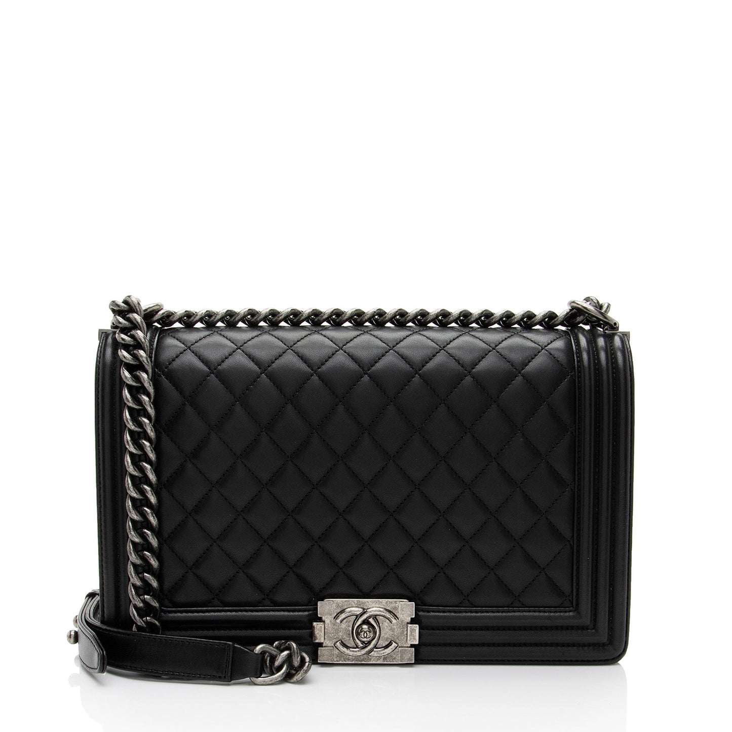 Chanel Lambskin New Medium Boy Bag