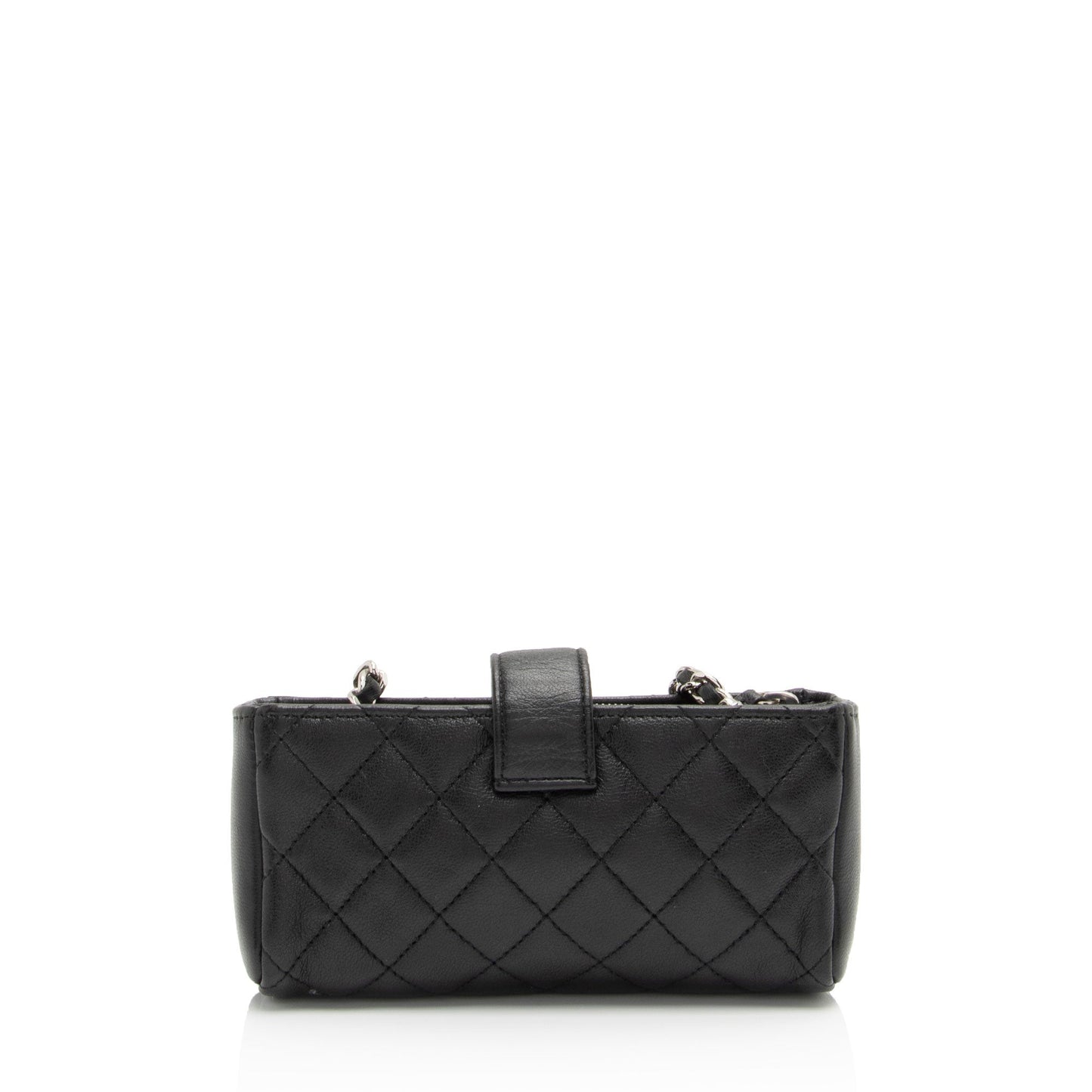 Chanel Lambskin Valentine Charms Mini Phone Holder Crossbody