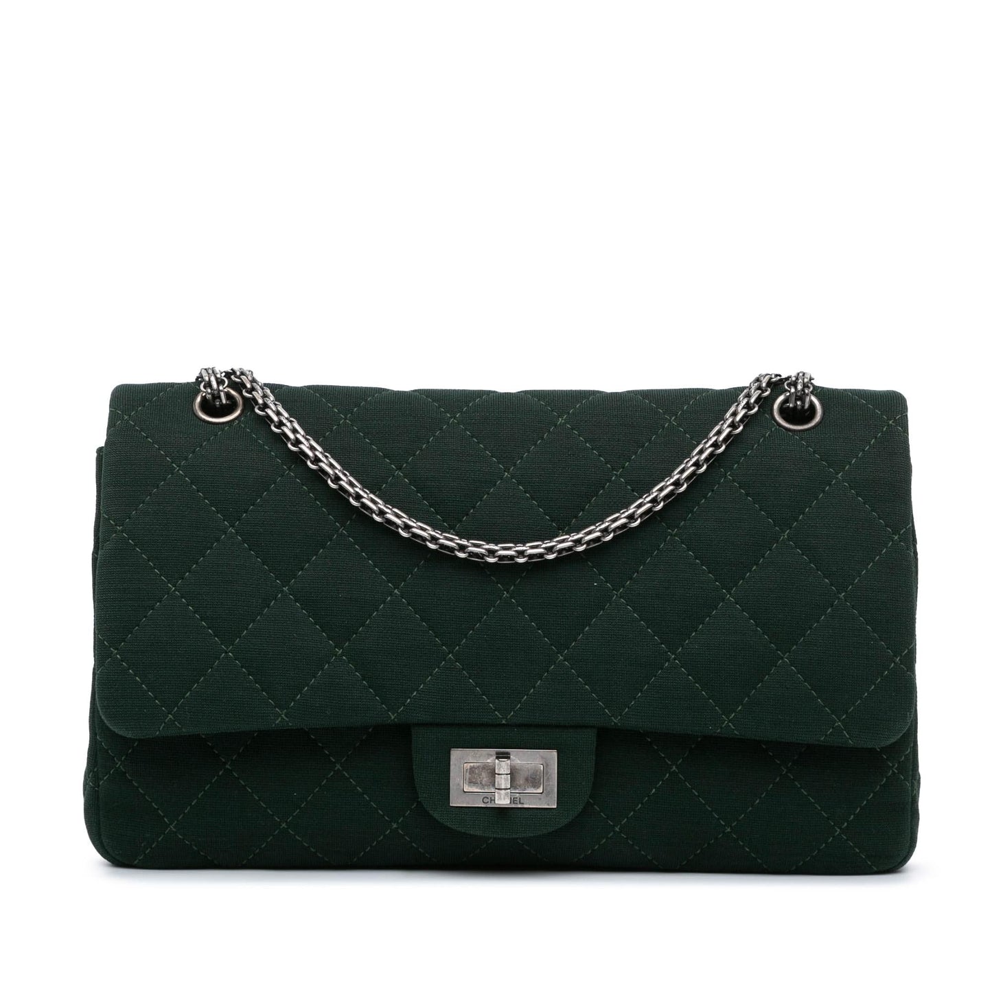 Chanel Large Reissue 2.55 Jersey Double Flap 227 (SHG-win4V8)
