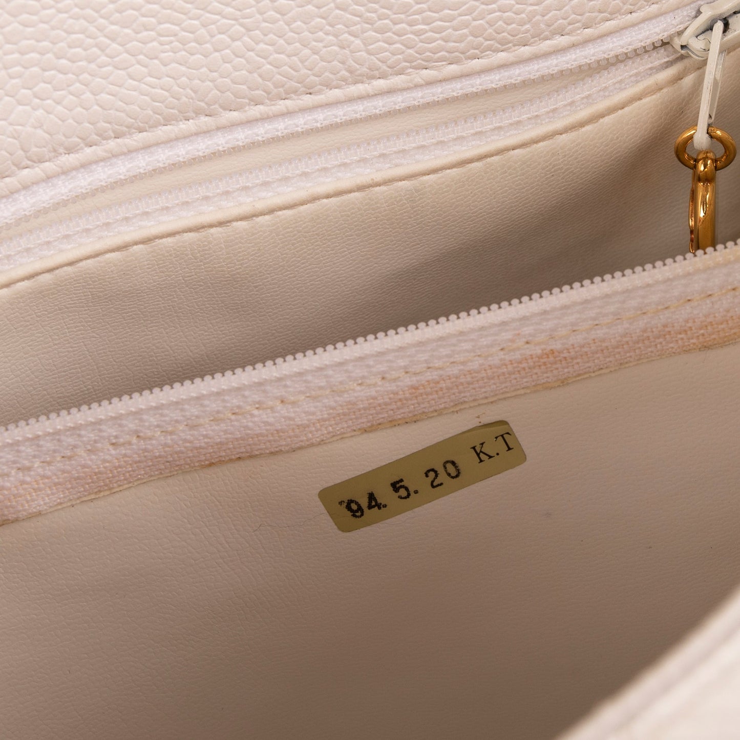 Chanel Large Vintage CC Caviar Leather Tote