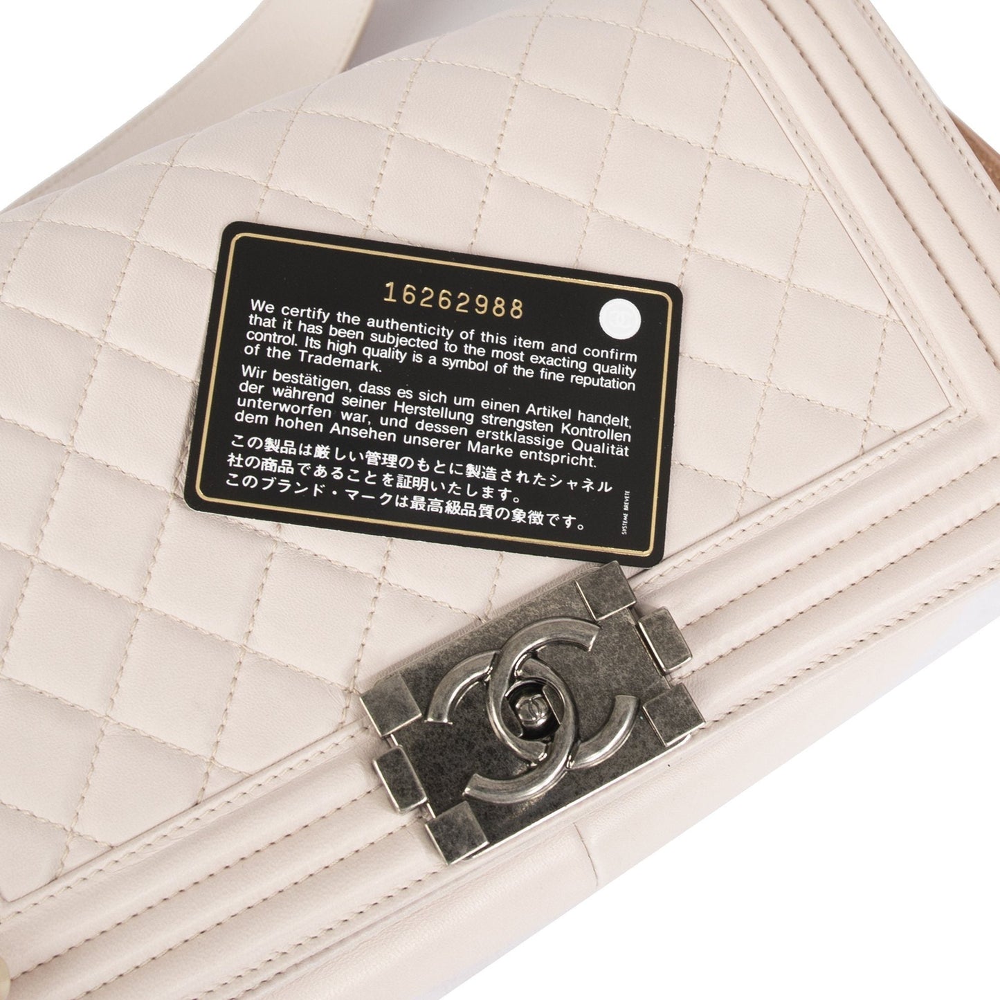 Chanel Light Pink Medium Boy Bag
