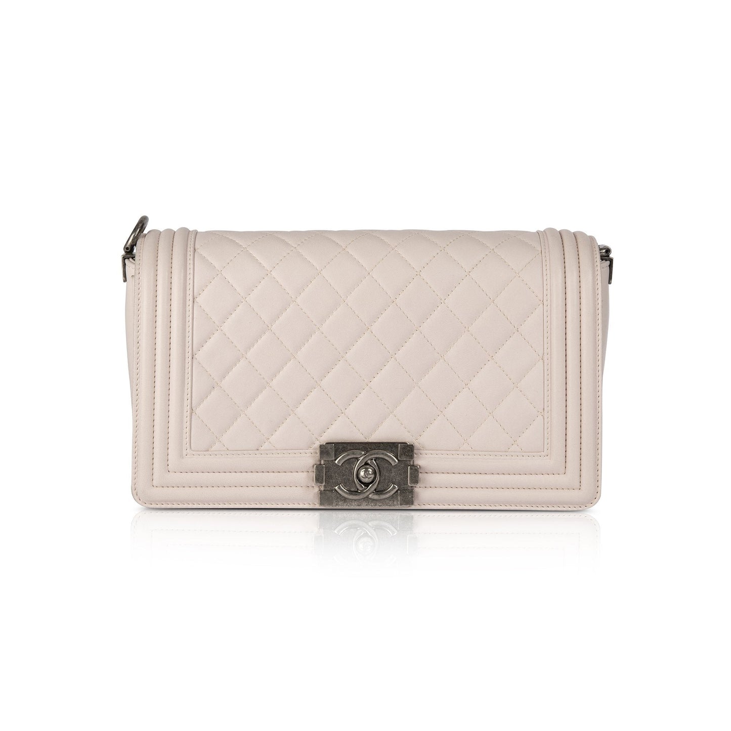 Chanel Light Pink Medium Boy Bag