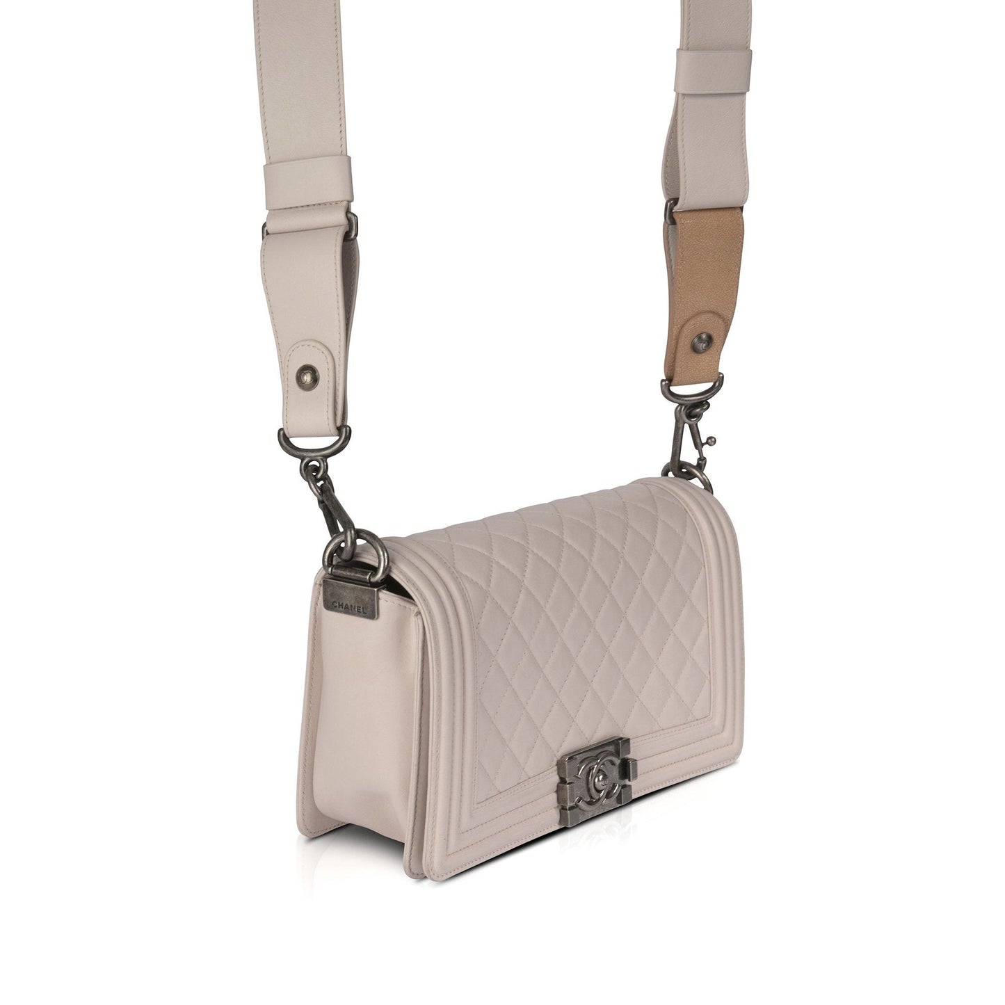 Chanel Light Pink Medium Boy Bag