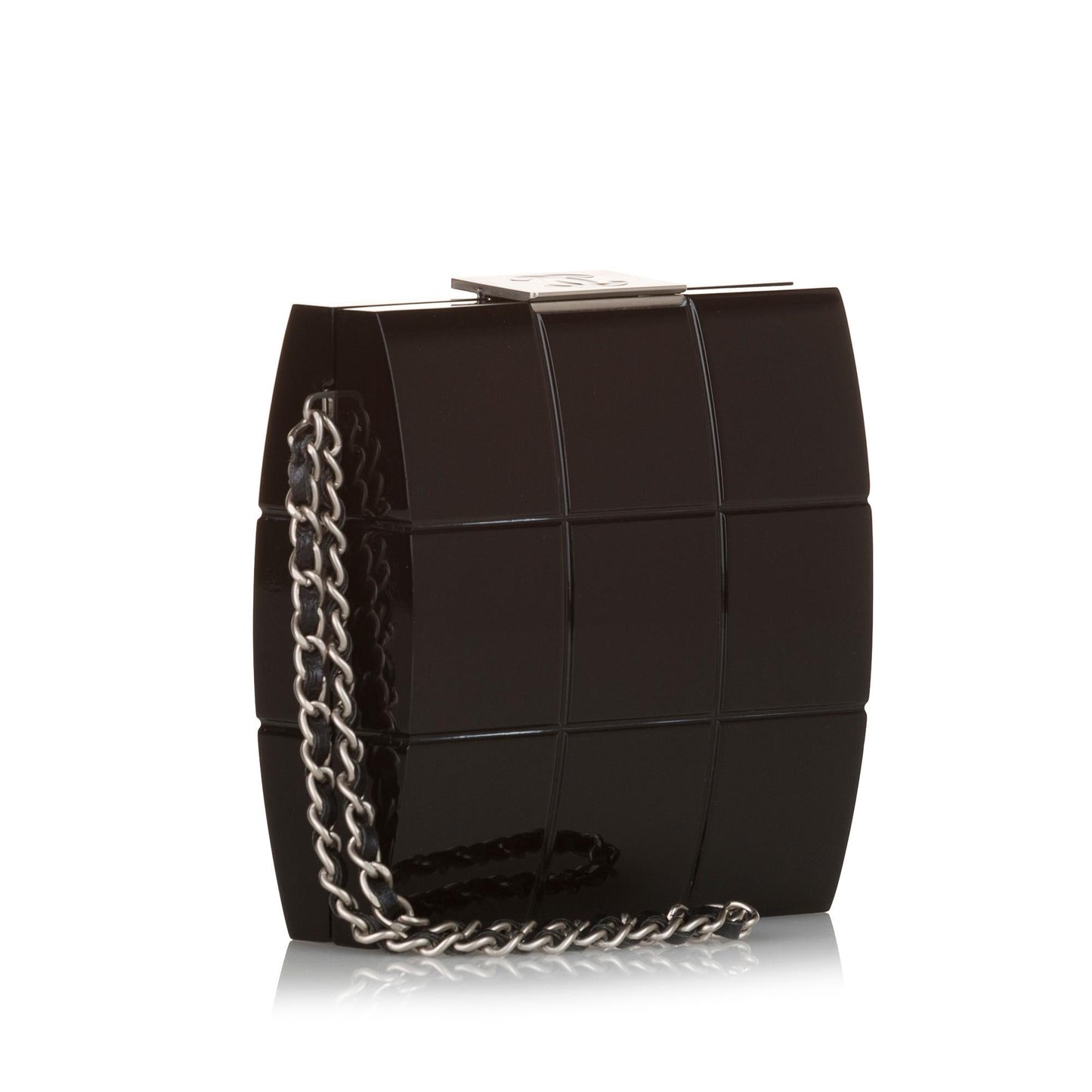 Chanel Lucite Minaudiere Perspex Clutch Bag