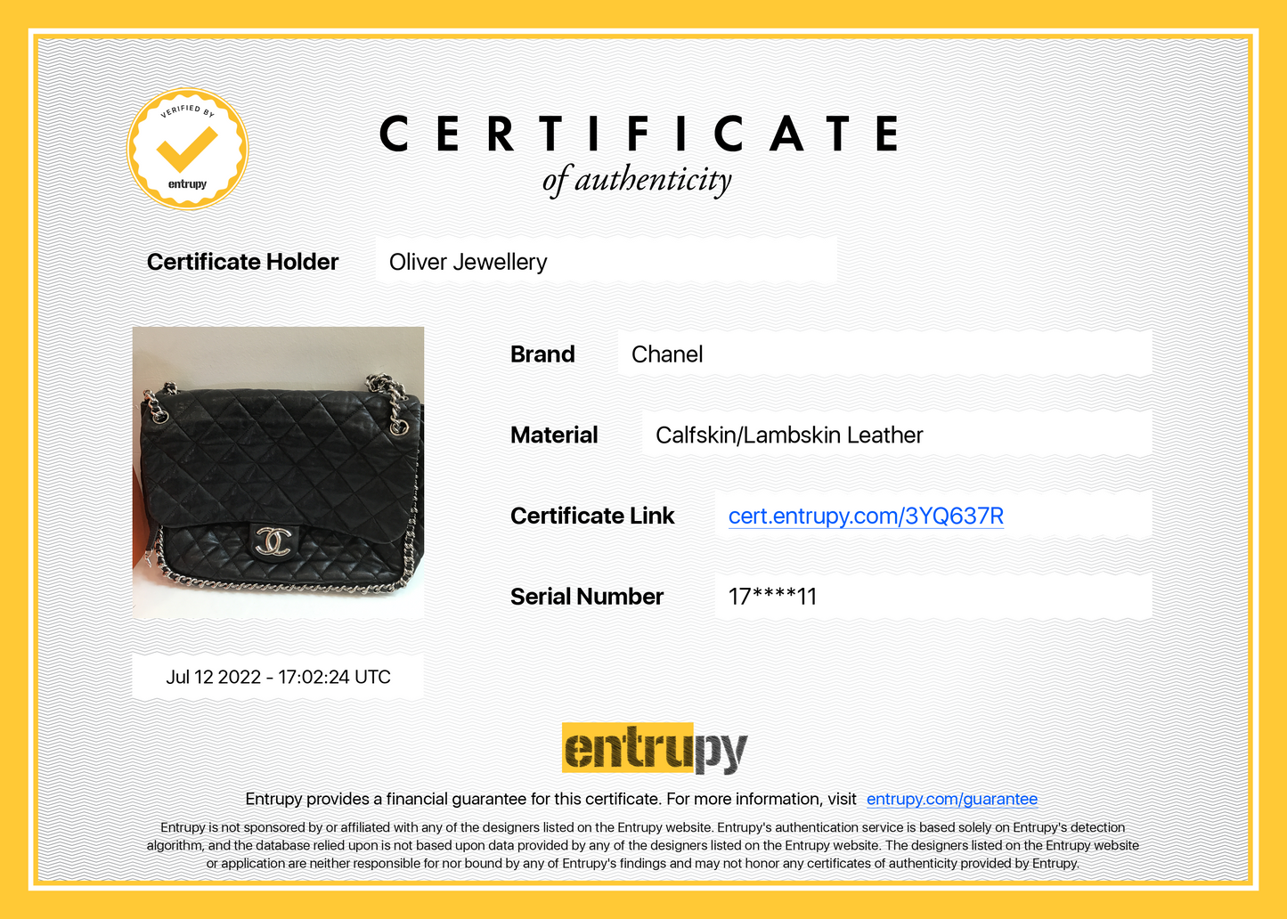 Chanel Maxi Chain Around Flap Bag