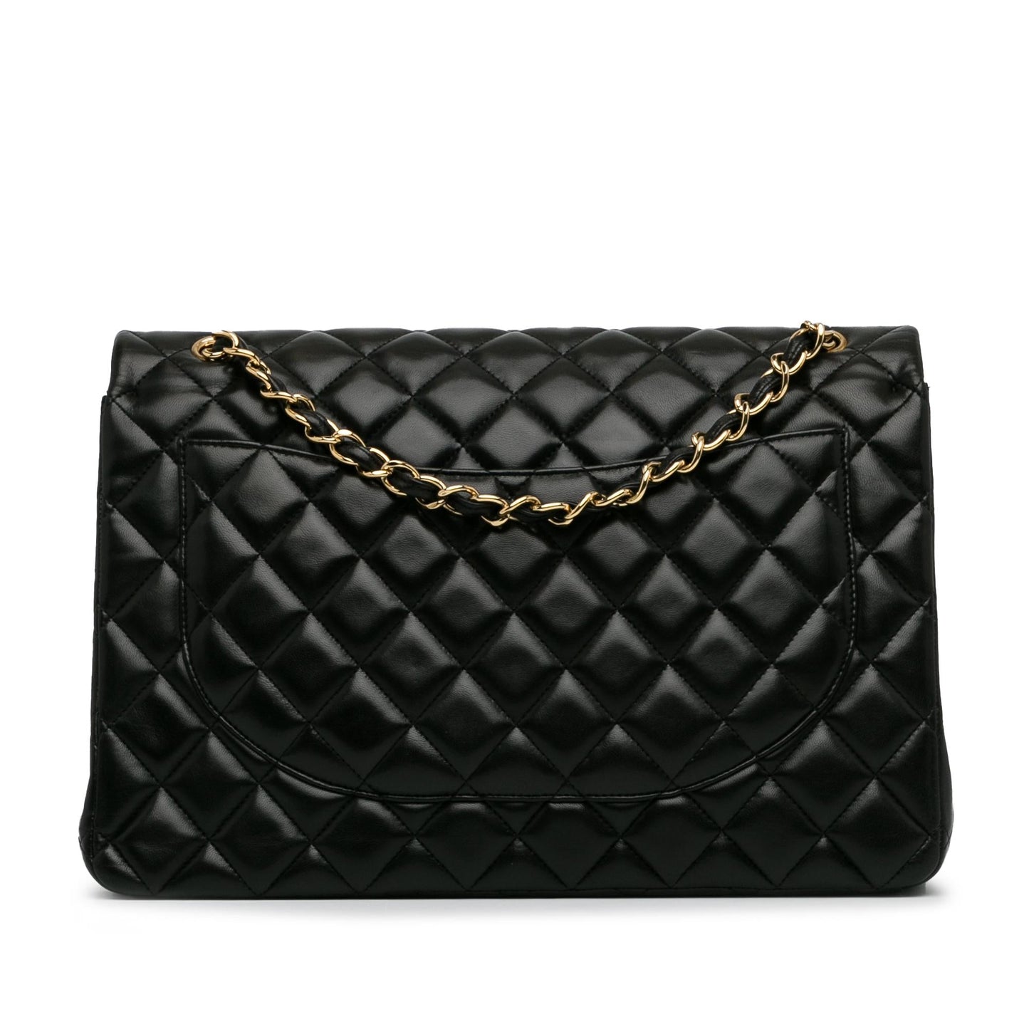 Chanel Maxi Classic Lambskin Double Flap (SHG-UilY6L)