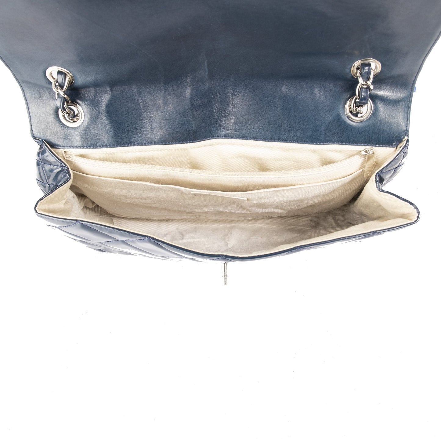 Chanel Maxi In The Business Patent Flap Bag