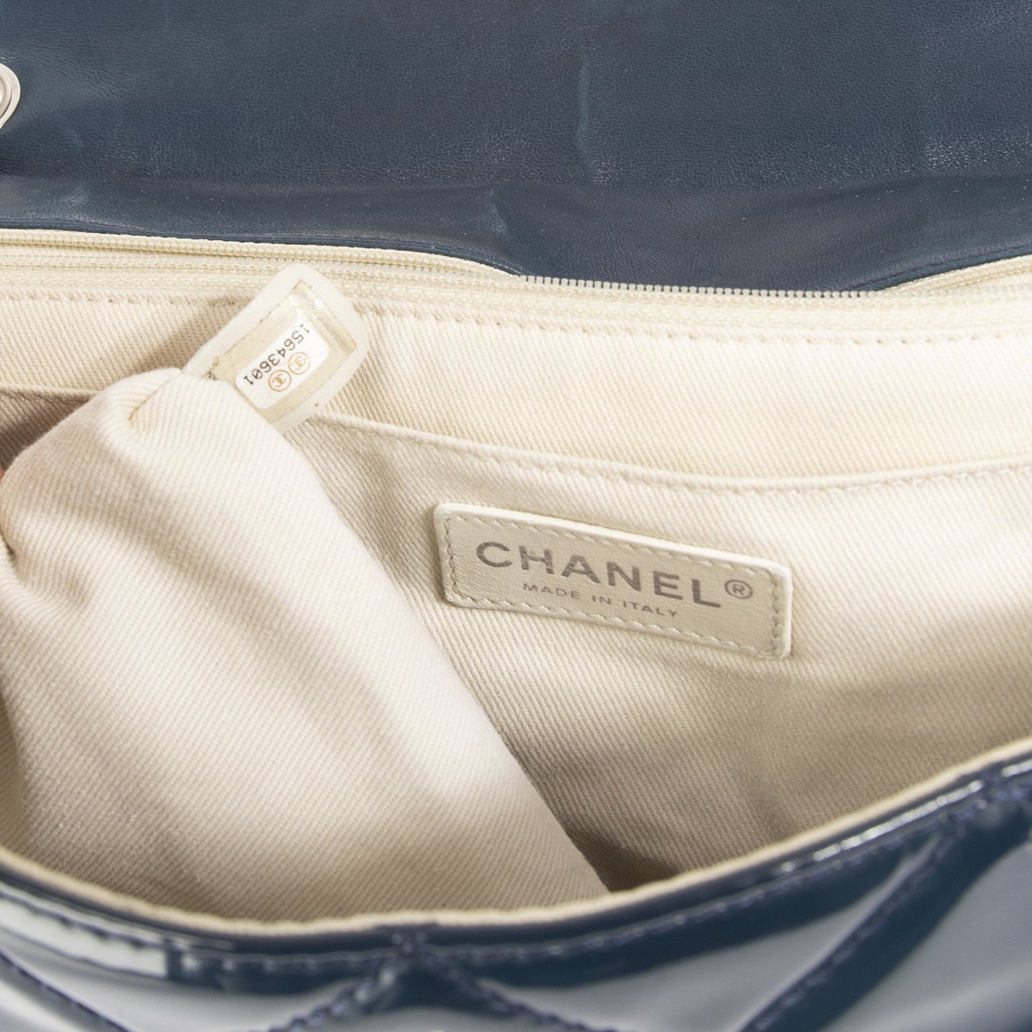 Chanel Maxi In The Business Patent Flap Bag