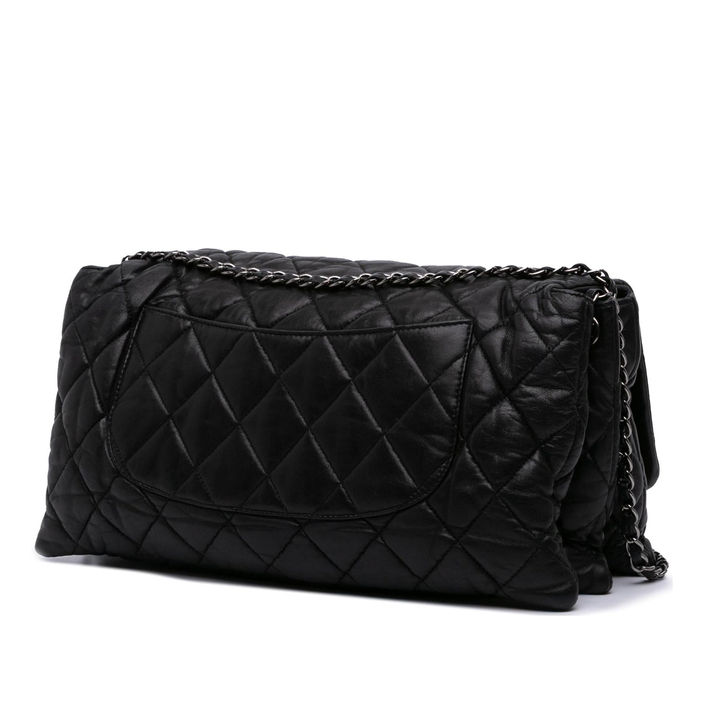 Chanel Maxi Quilted Lambskin 3 Flap