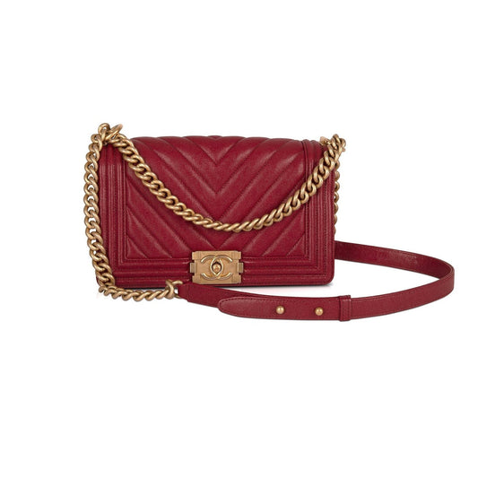 Chanel Medium Chevron Boy Bag