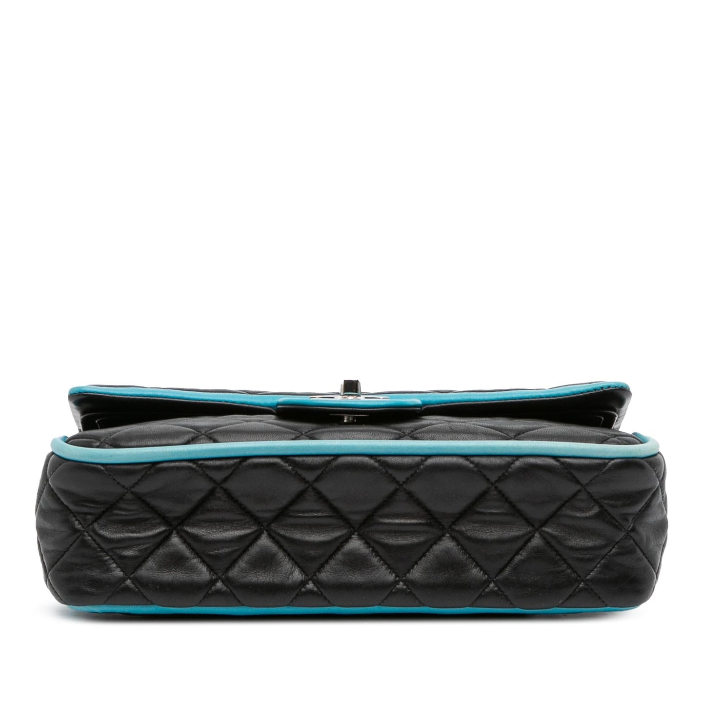 Chanel Medium Classic Bicolor Quilted Lambskin Double Flap