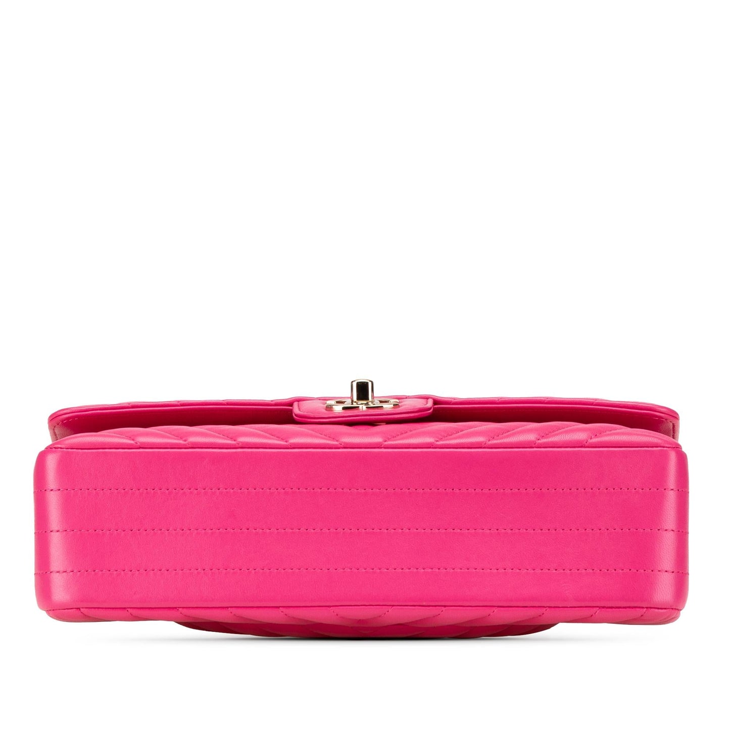 Chanel Medium Classic Chevron Lambskin Double Flap