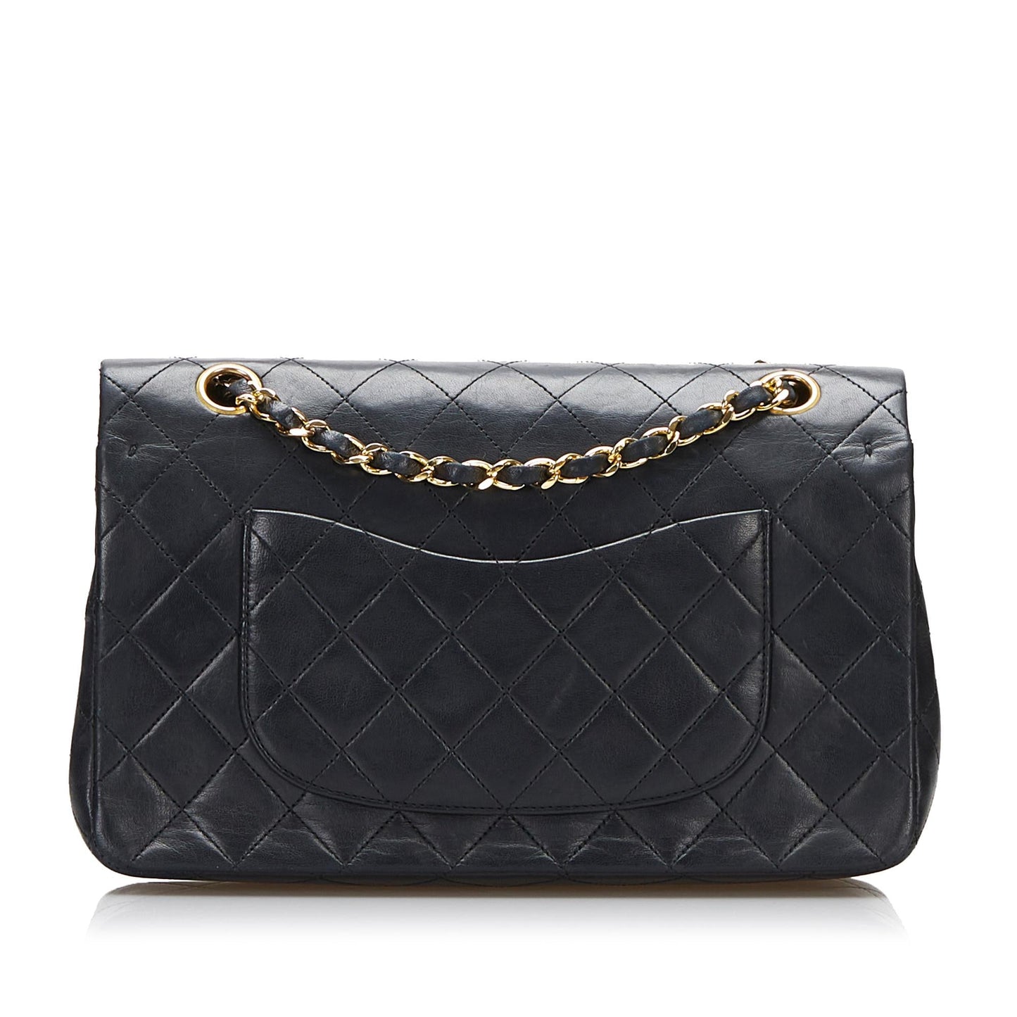 Chanel Medium Classic Lambskin Double Flap (SHG-8sT9Z0)