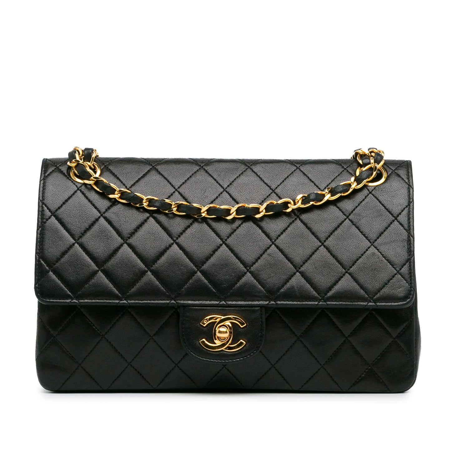 Chanel Medium Classic Lambskin Double Flap (SHG-CWMNTo)