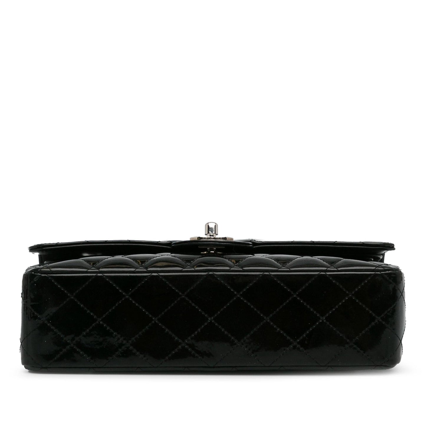 Chanel Medium Classic Patent Double Flap (SHG-ljczdp)