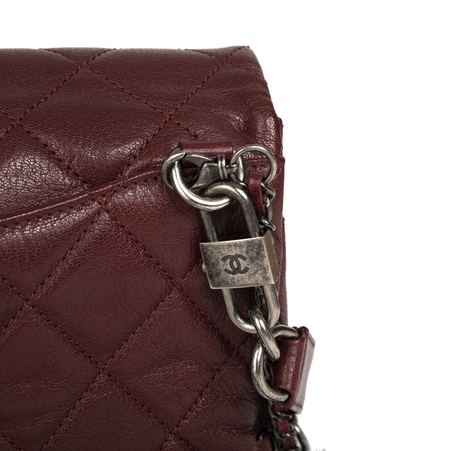 Chanel Medium Double Carry Waist Chain Flap Bag