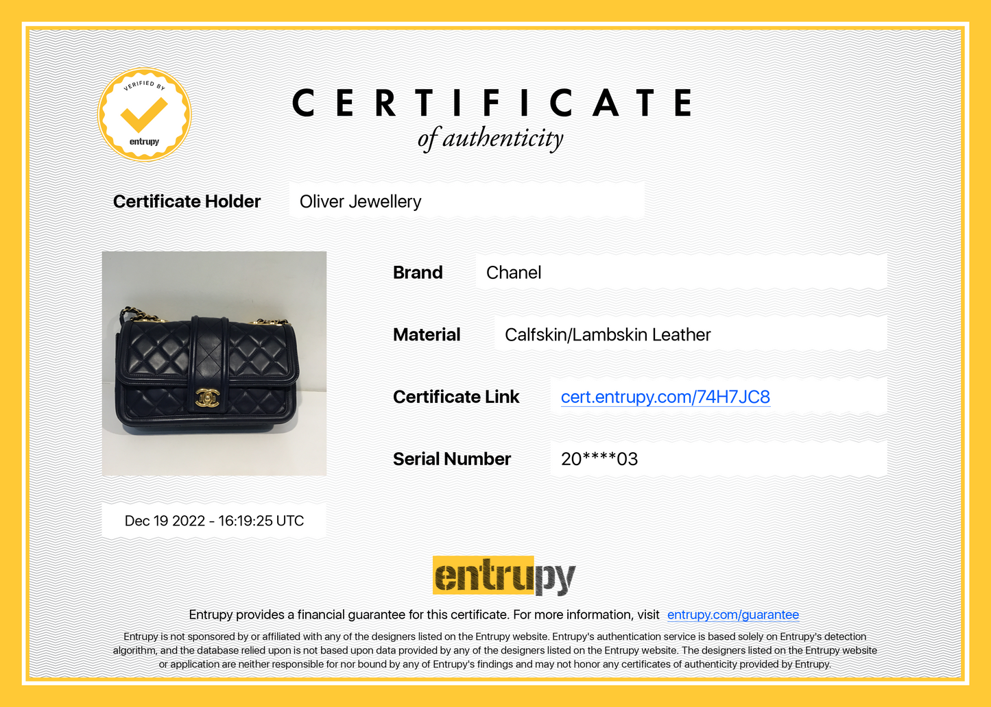 Chanel Medium Elegant CC Flap Bag
