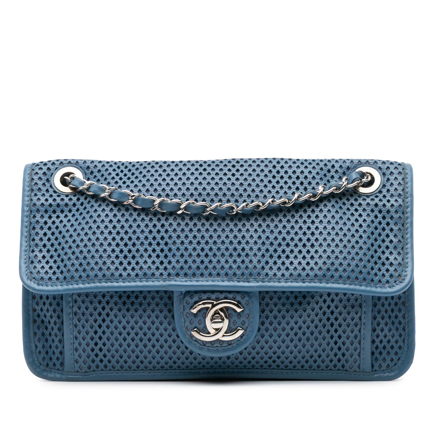 Chanel Medium Lambskin Perforated Up In The Air Flap