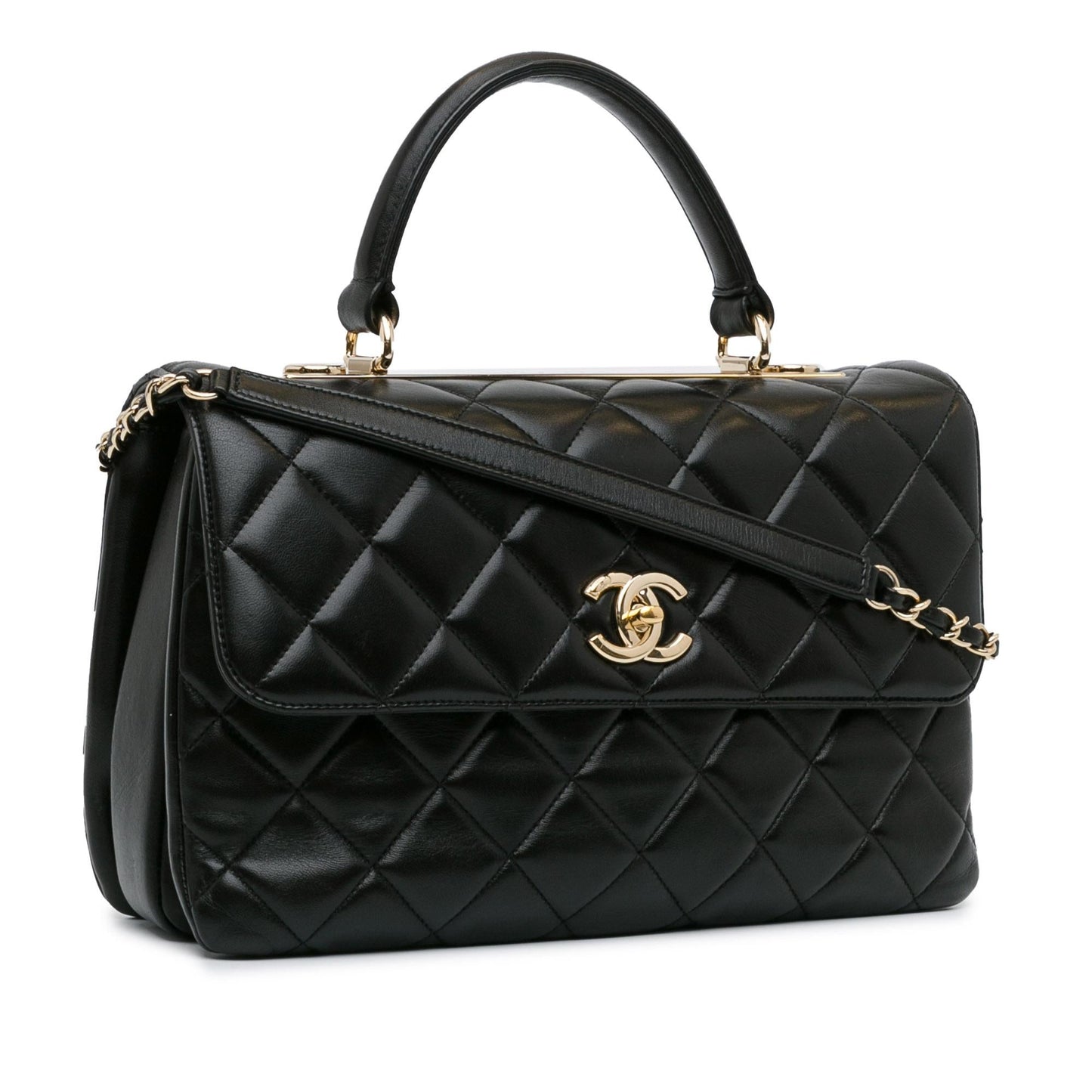 Chanel Medium Lambskin Trendy Flap (SHG-aGHkQx)