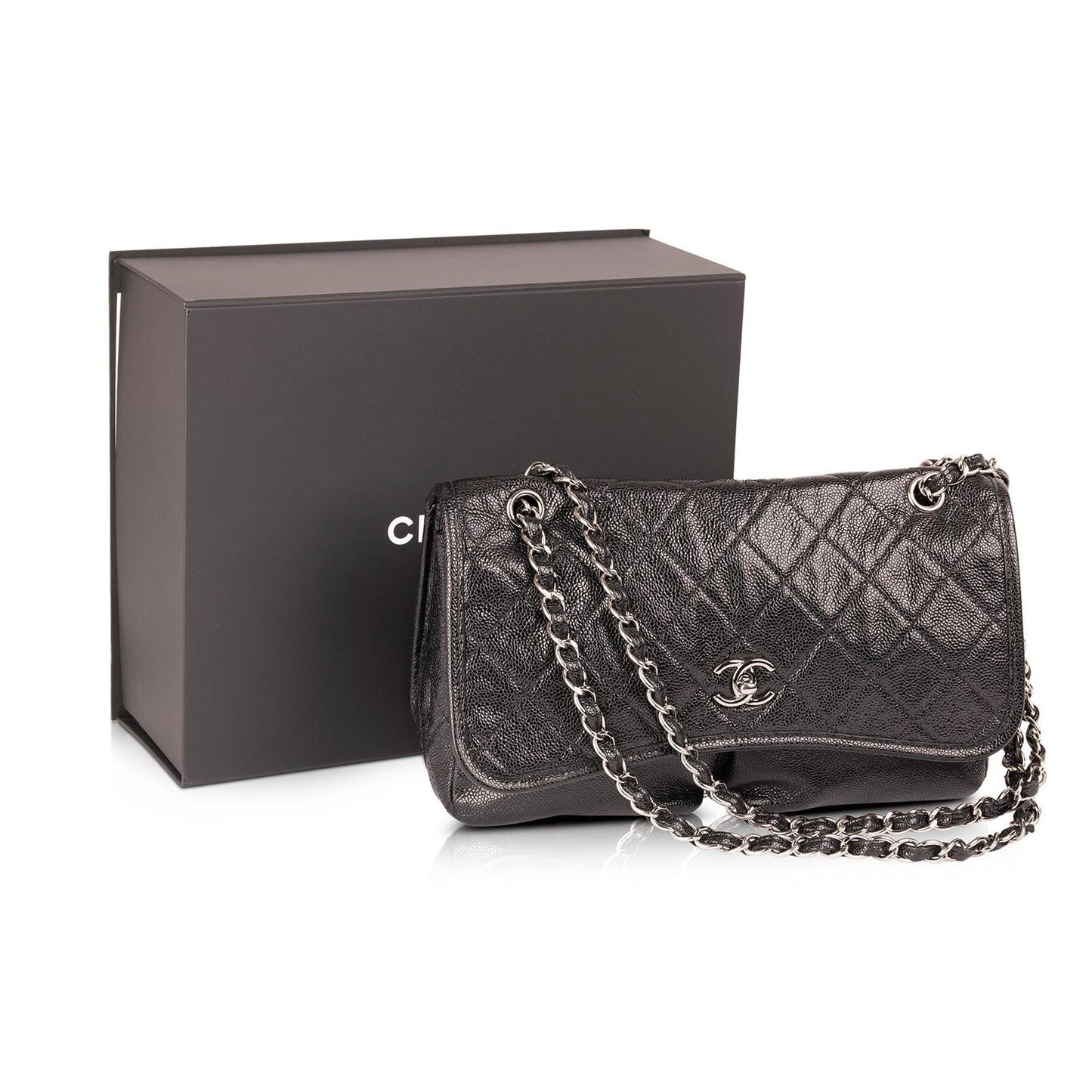Chanel Medium Natural Beauty Split Pocket Flap Bag