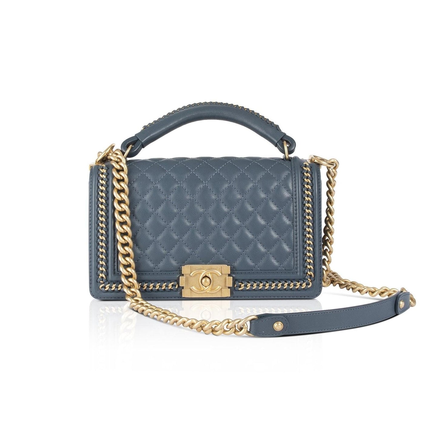 Chanel Medium Paris-Salzburg Chain Handle Boy Bag