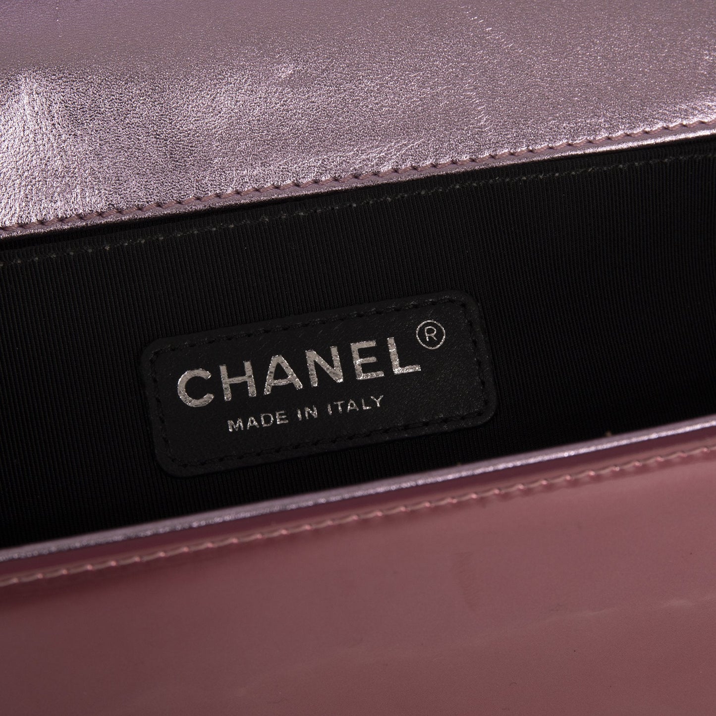 Chanel Medium Patent Boy Bag