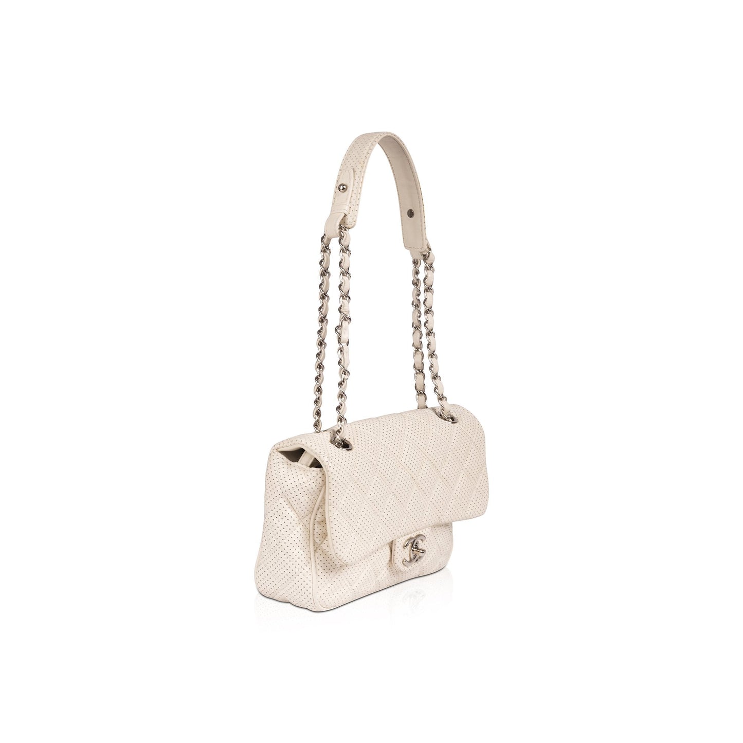 Chanel Medium Perforated Punch Flap Bag