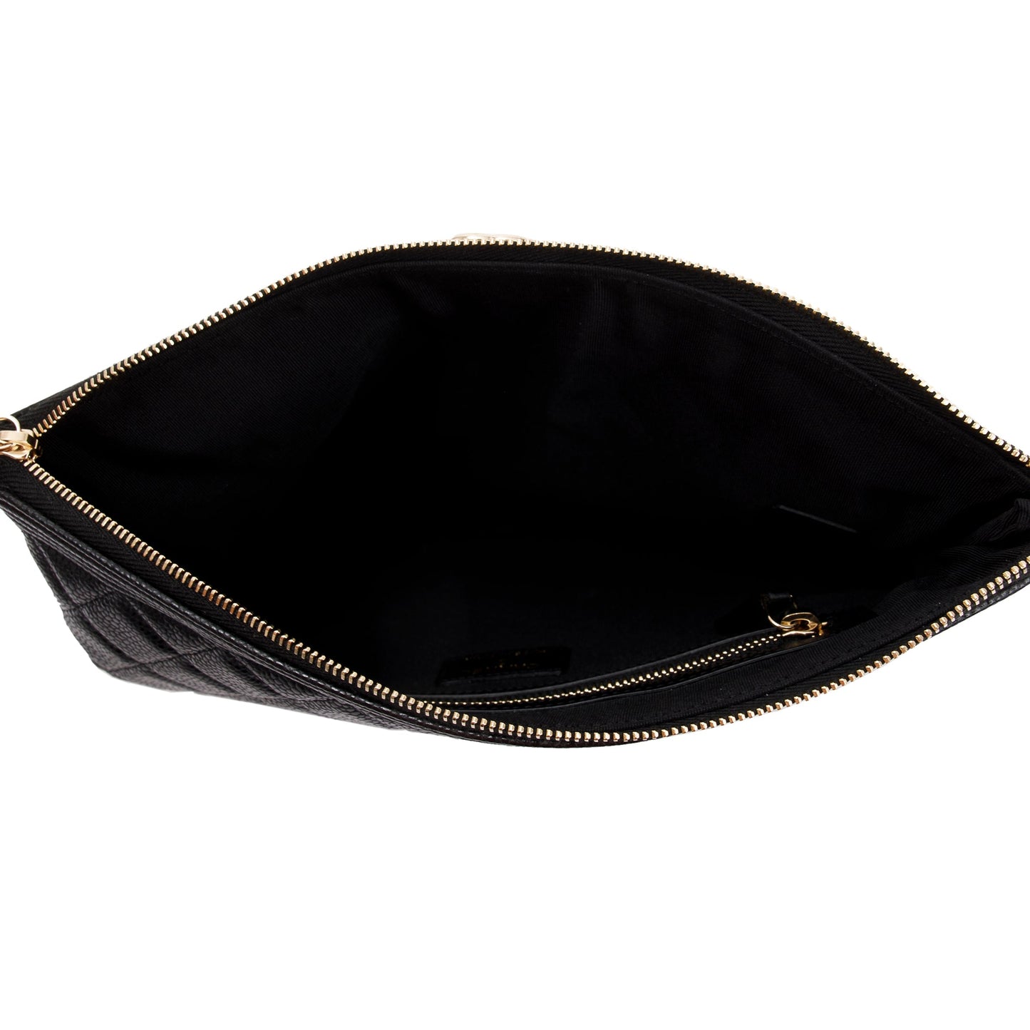 Chanel Medium Quilted Caviar Leather Boy O-Case Clutch