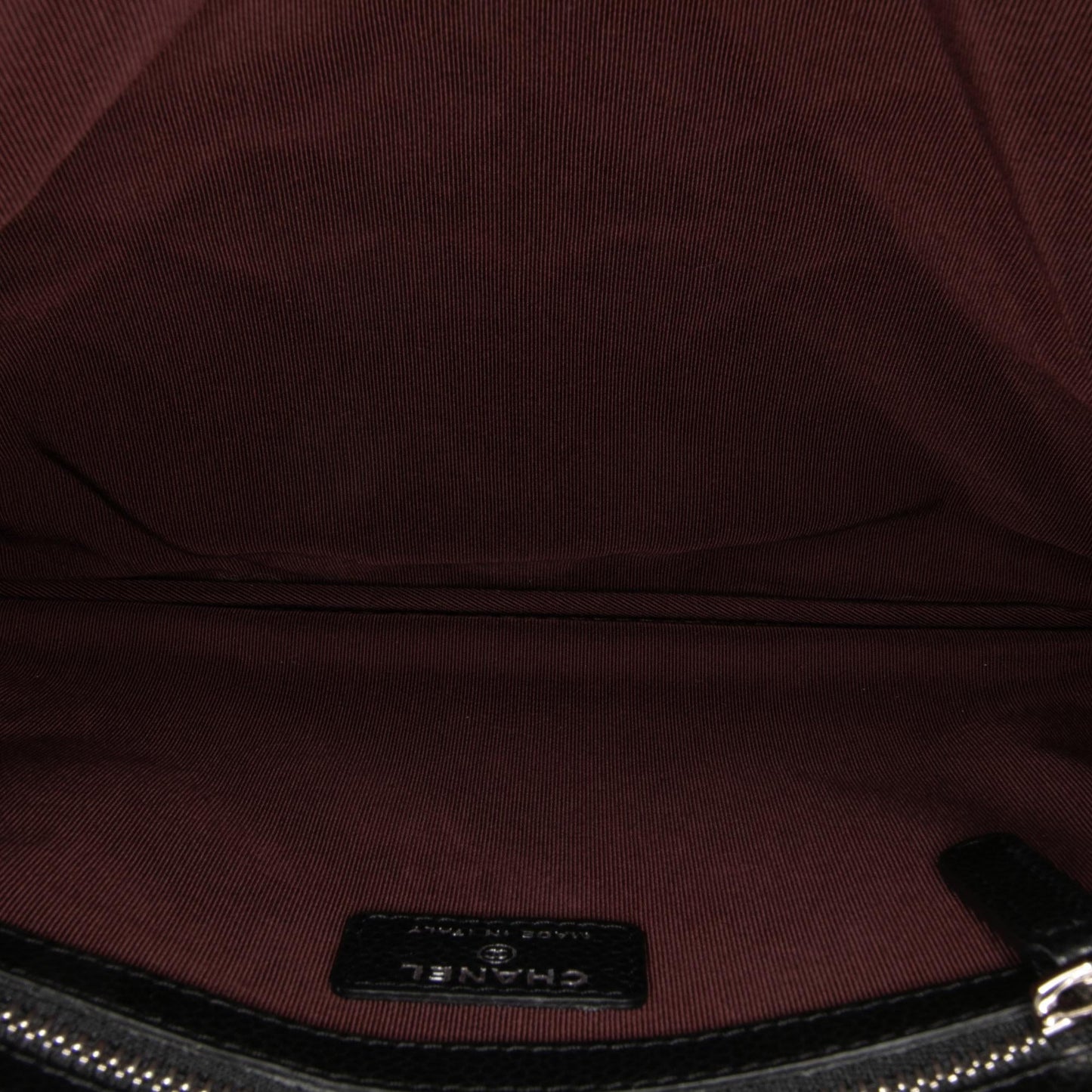 Chanel Medium Quilted Caviar O Case Clutch