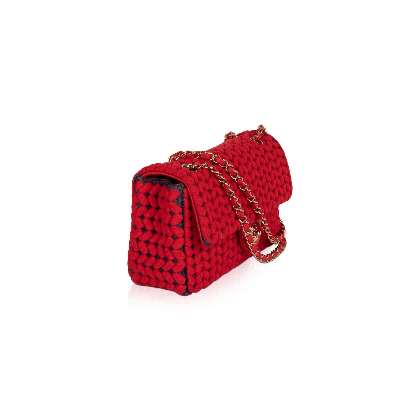 Chanel Medium Wool Calfskin Flap Bag