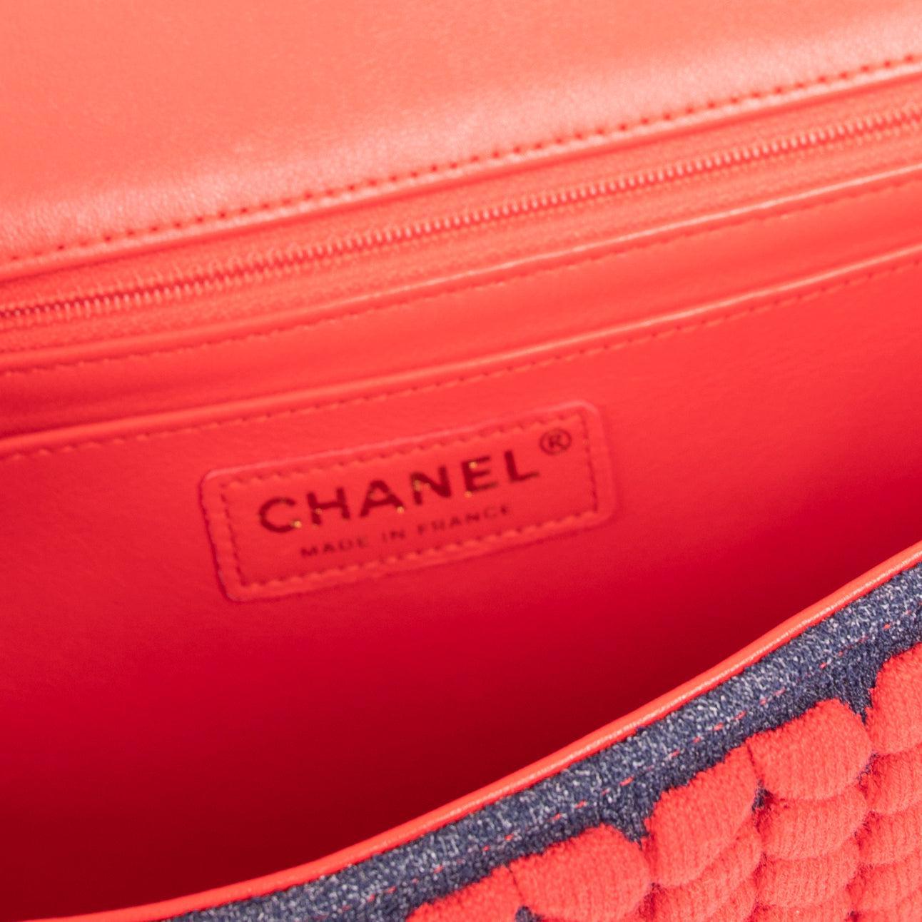 Chanel Medium Wool Calfskin Flap Bag